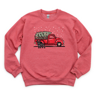 French Bulldog Holiday Truck Crewneck
