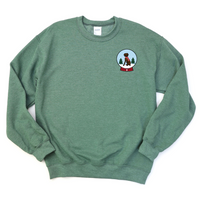 German Shorhaired Pointer Snow Globe Crewneck
