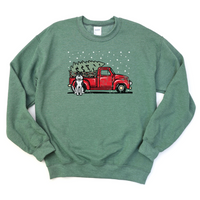Husky Holiday Truck Crewneck
