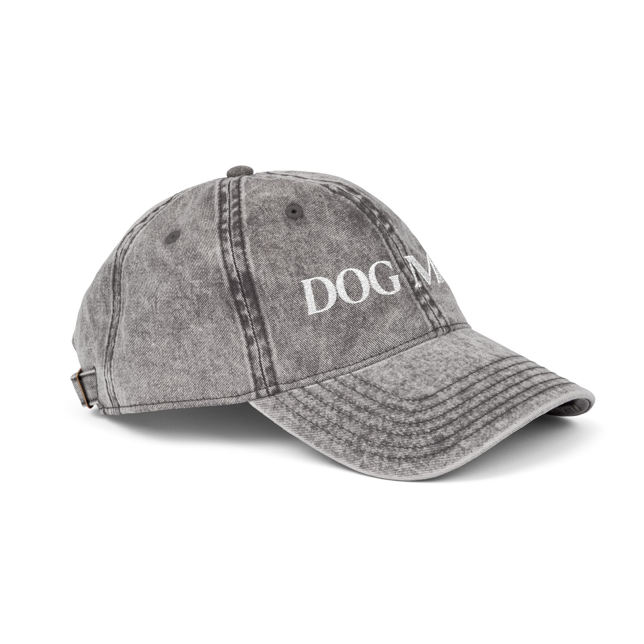 Dog Mom Vintage Embroidered Hat