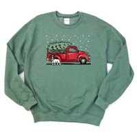 French Bulldog Holiday Truck Crewneck