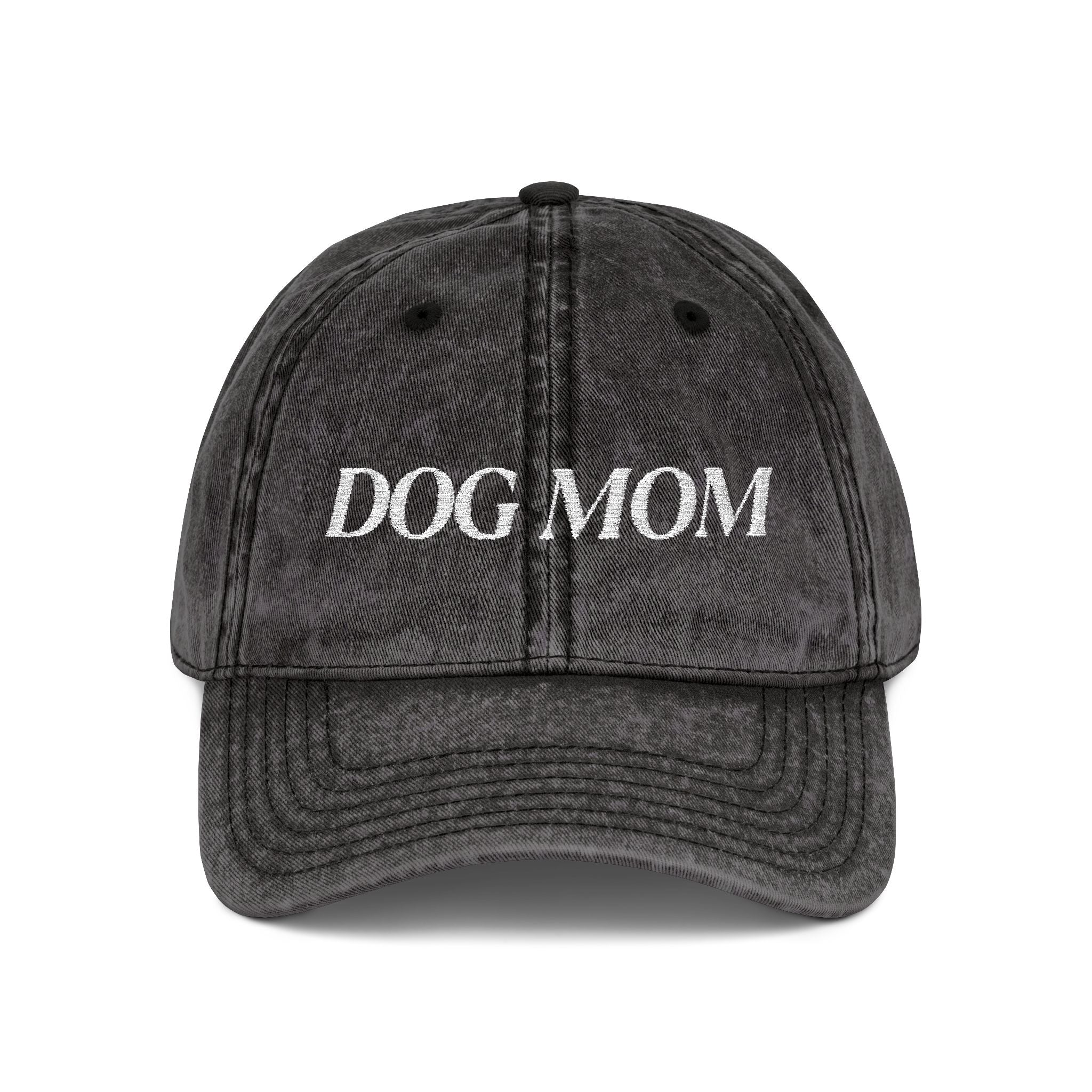 Dog Mom Vintage Embroidered Hat