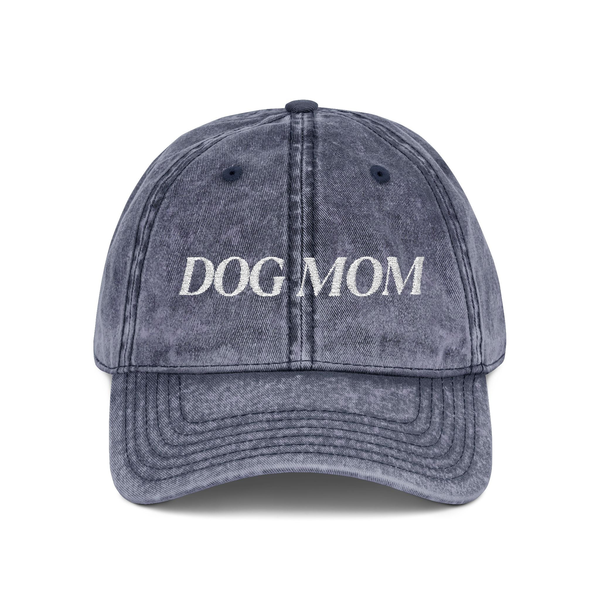 Dog Mom Vintage Embroidered Hat