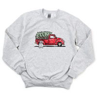English Bulldog Holiday Truck Crewneck