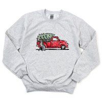 German Shorthaired Pointer Holiday Truck Crewneck