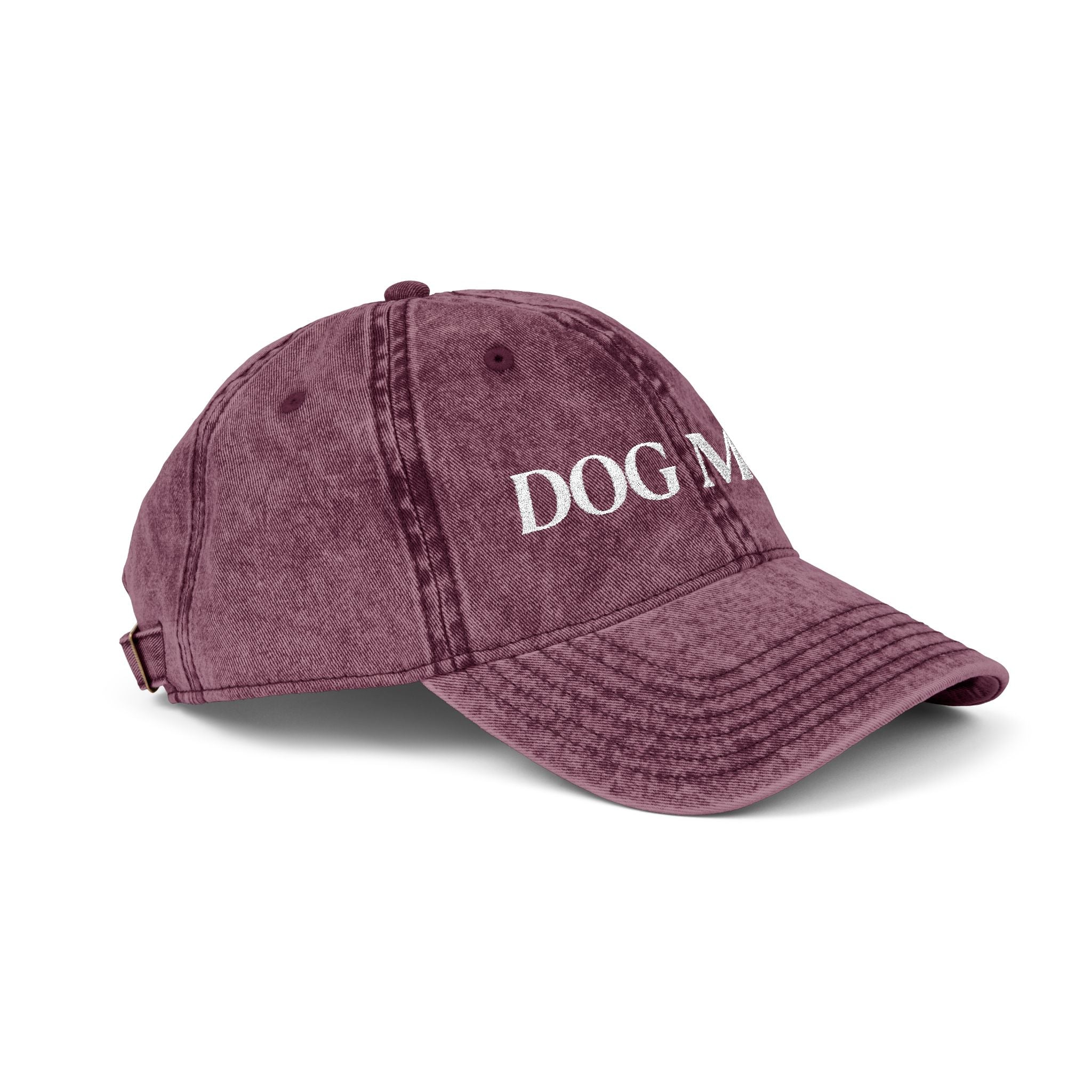 Dog Mom Vintage Embroidered Hat