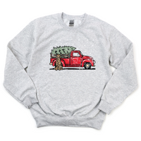 Doodle Holiday Truck Crewneck