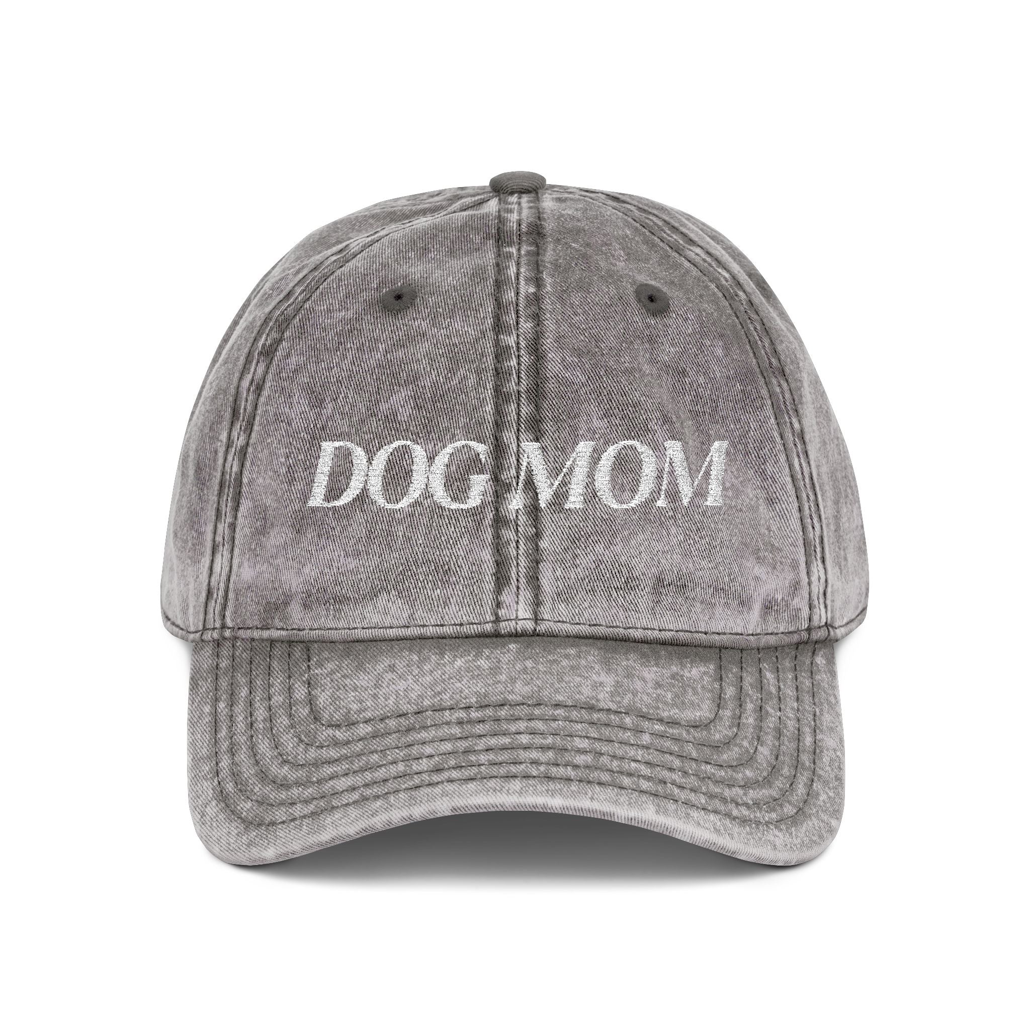 Dog Mom Vintage Embroidered Hat