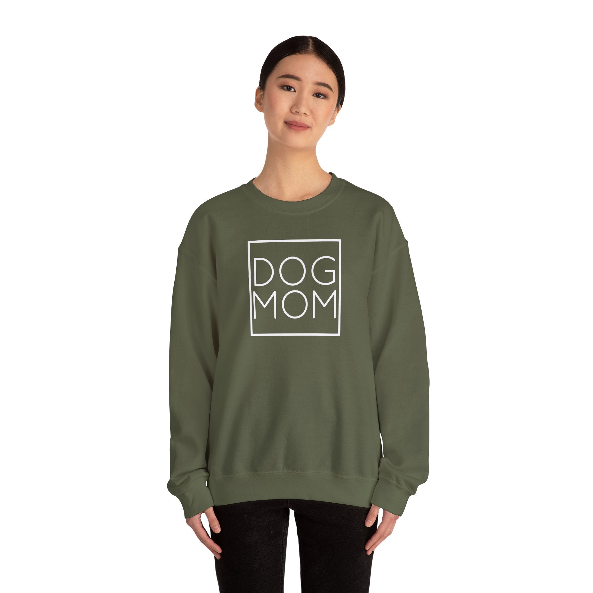 Dog Mom Square Sweatshirt