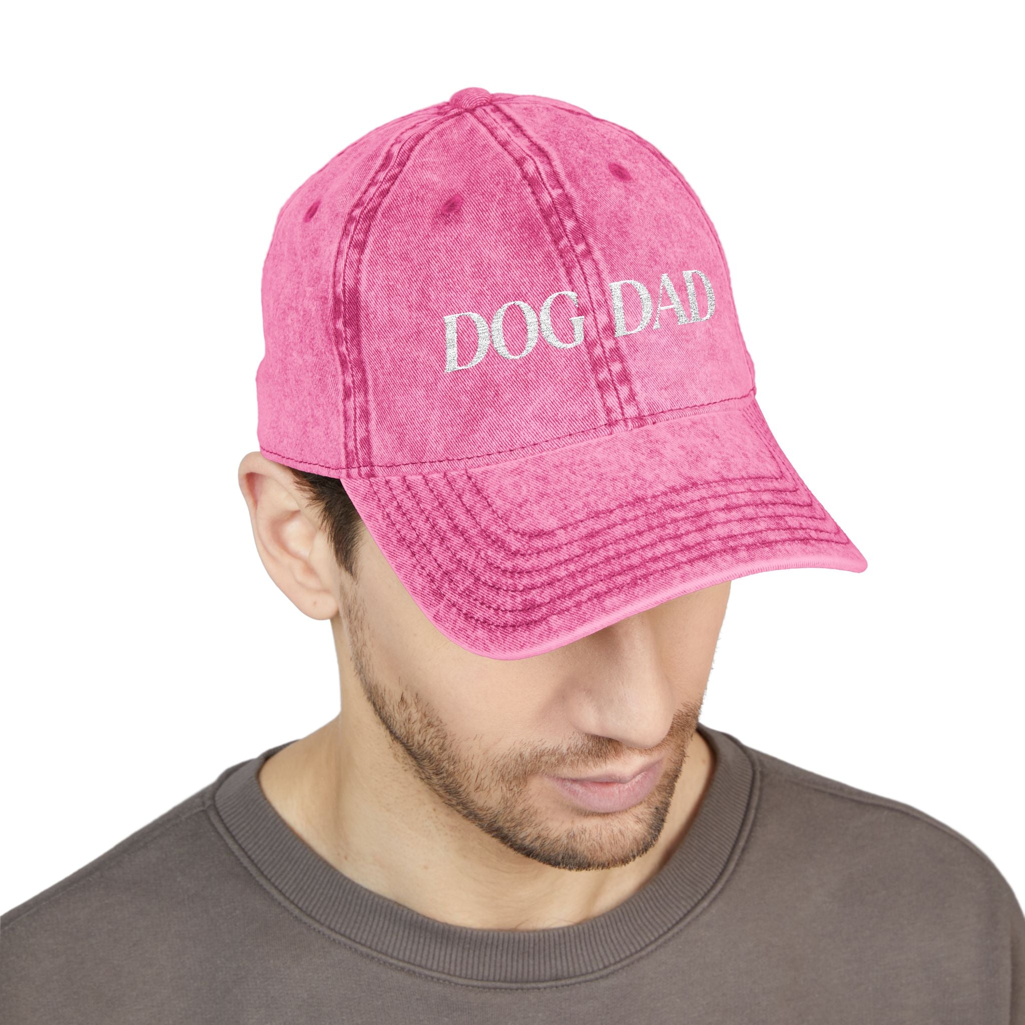 Dog Dad Vintage Embroidered Hat