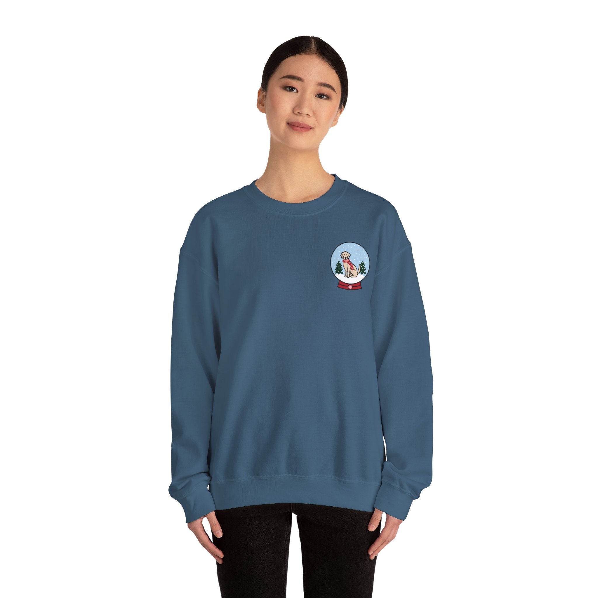 Add Your Dog Snowglobe Sweatshirt