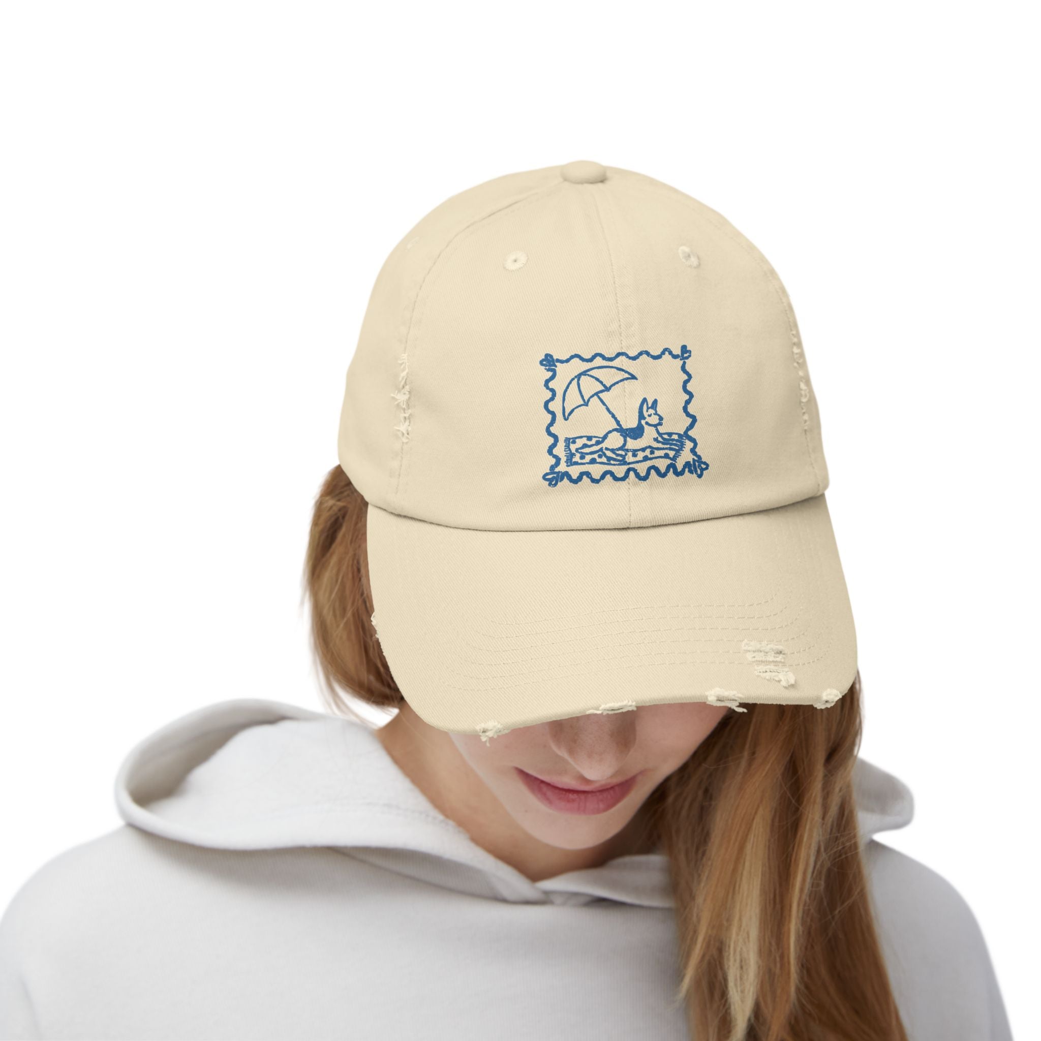 Coastal Beach Dog Hat