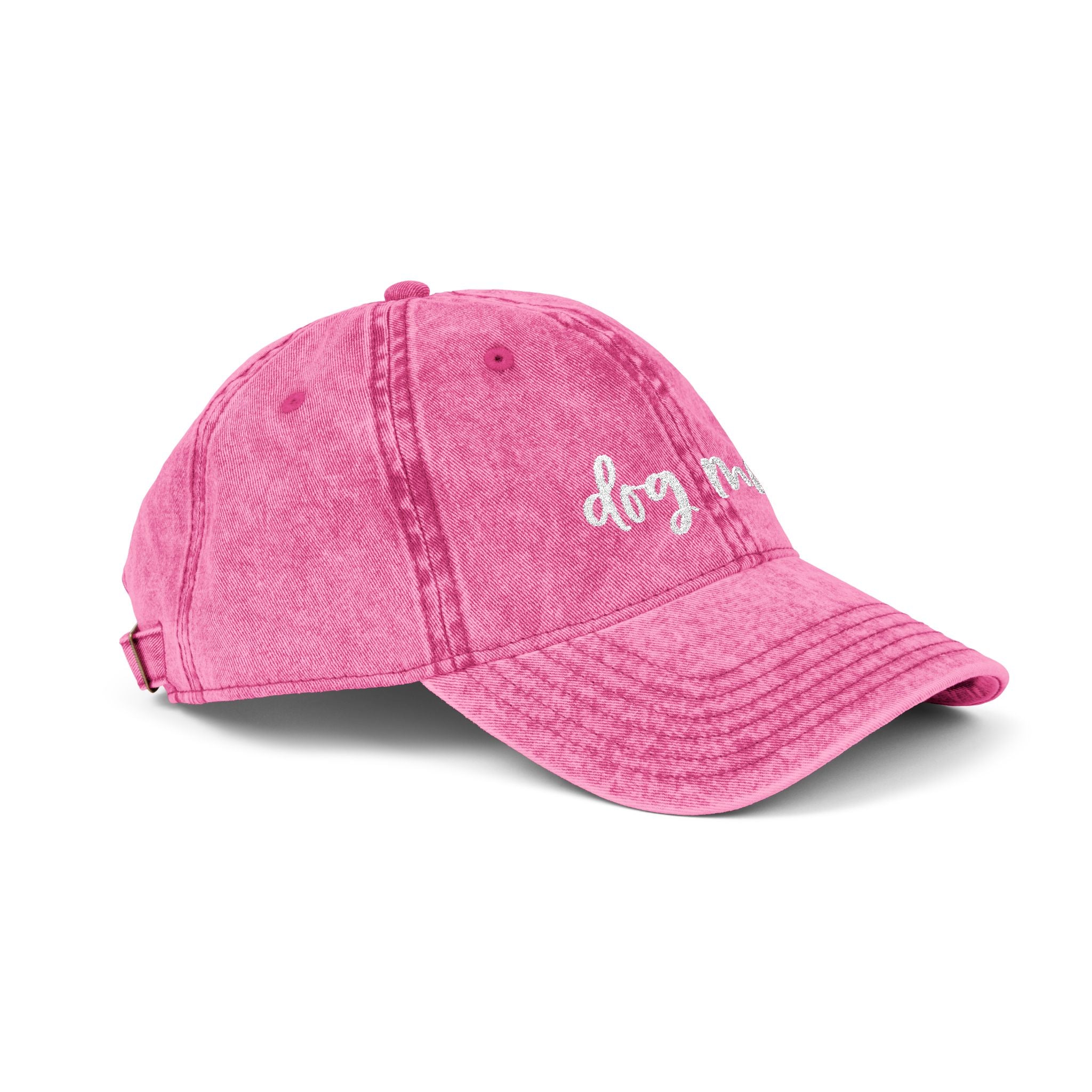 Dog Mom Classic Vintage Embroidered Hat
