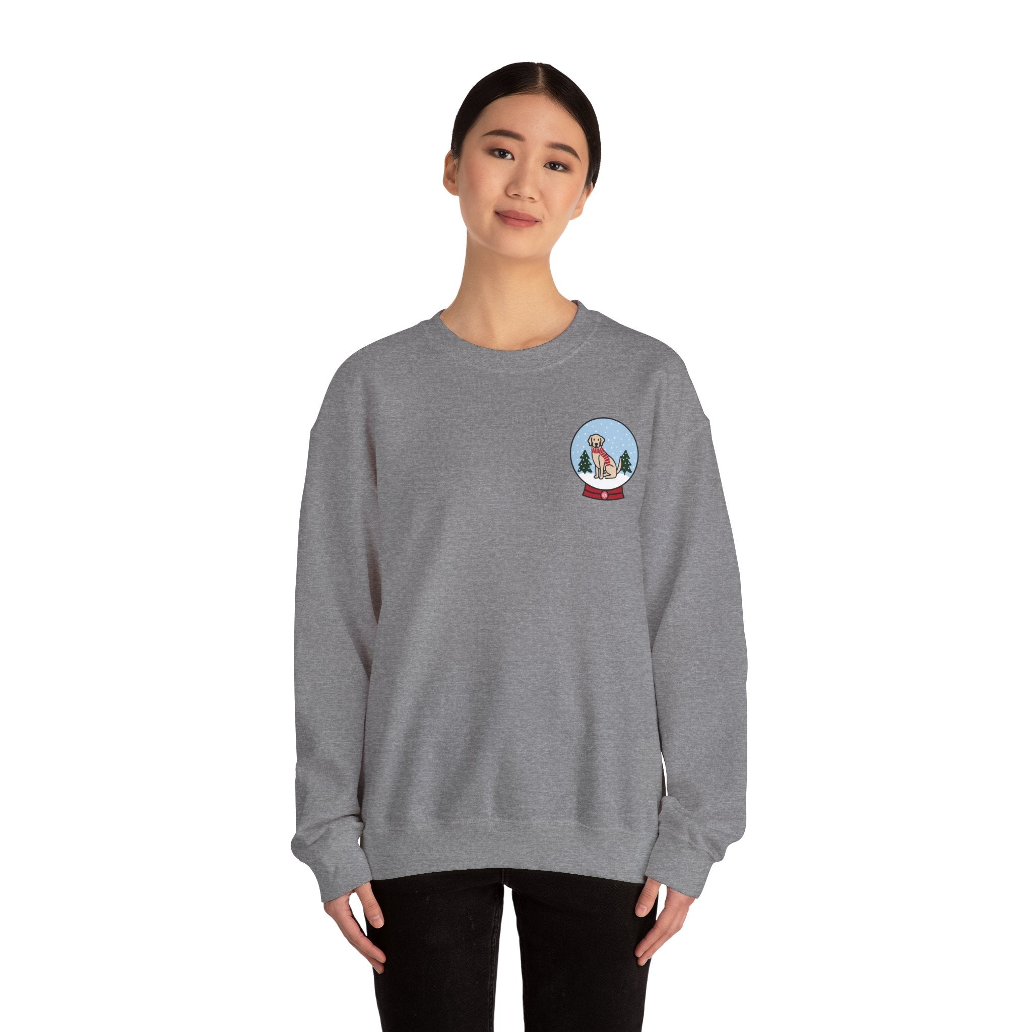 Add Your Dog Snowglobe Sweatshirt