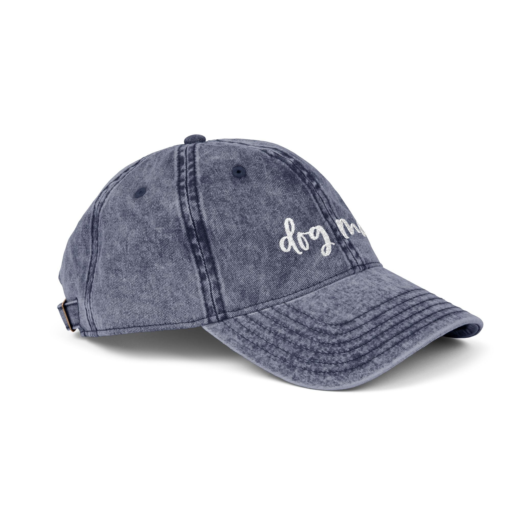 Dog Mom Classic Vintage Embroidered Hat