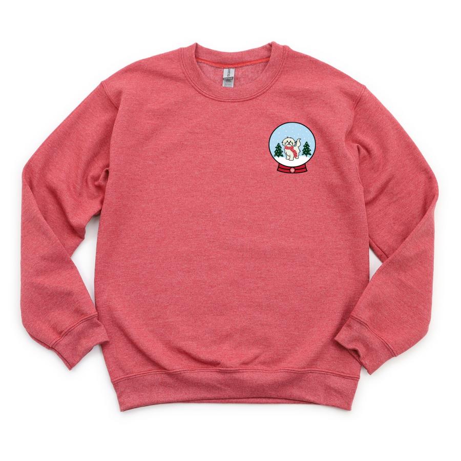 Shih Tzu Snow Globe Crewneck