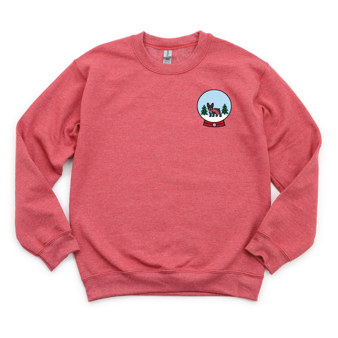 French Bulldog Snow Globe Crewneck