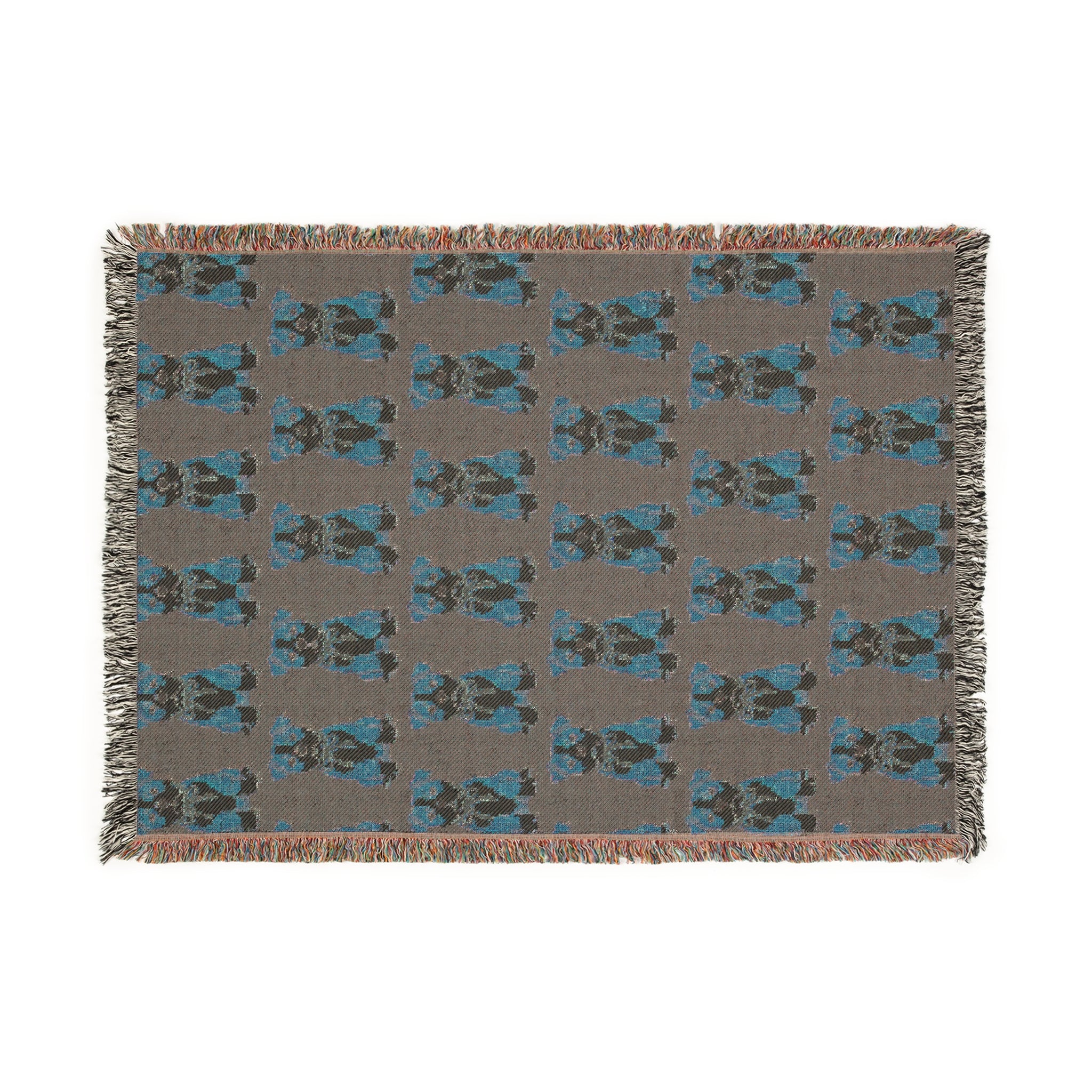 Bulldog Woven Blanket