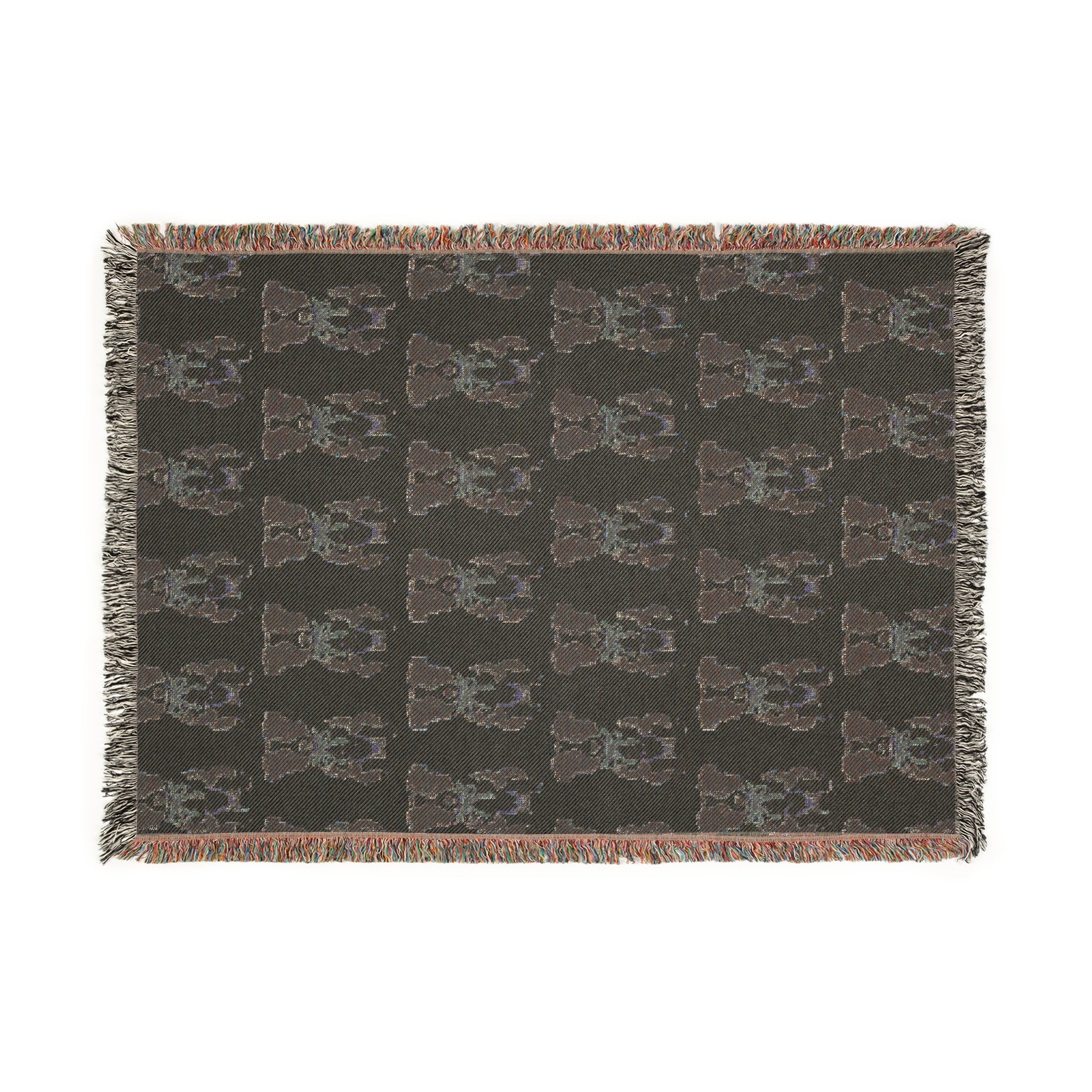 Border Collie Woven Blanket