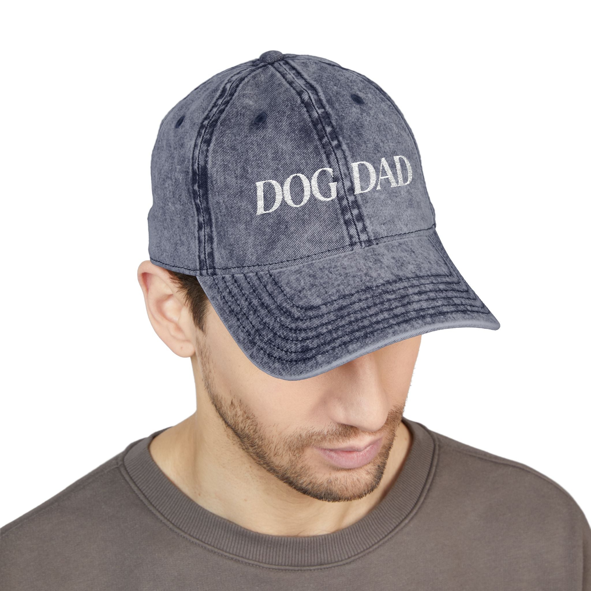 Dog Dad Vintage Embroidered Hat