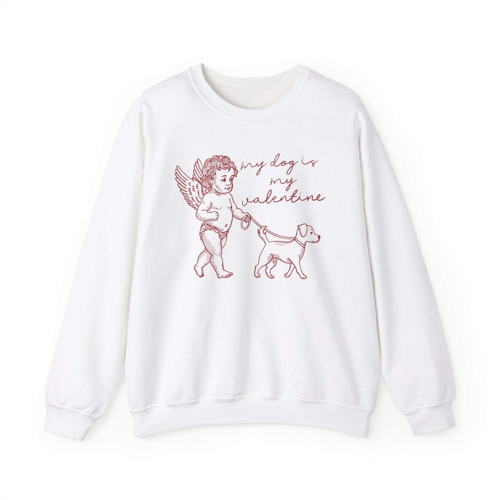 ルイドック ダウンJK 　sizeL i love my dog My Dog is my Valentine Sweatshirt – The Dog Mom co.