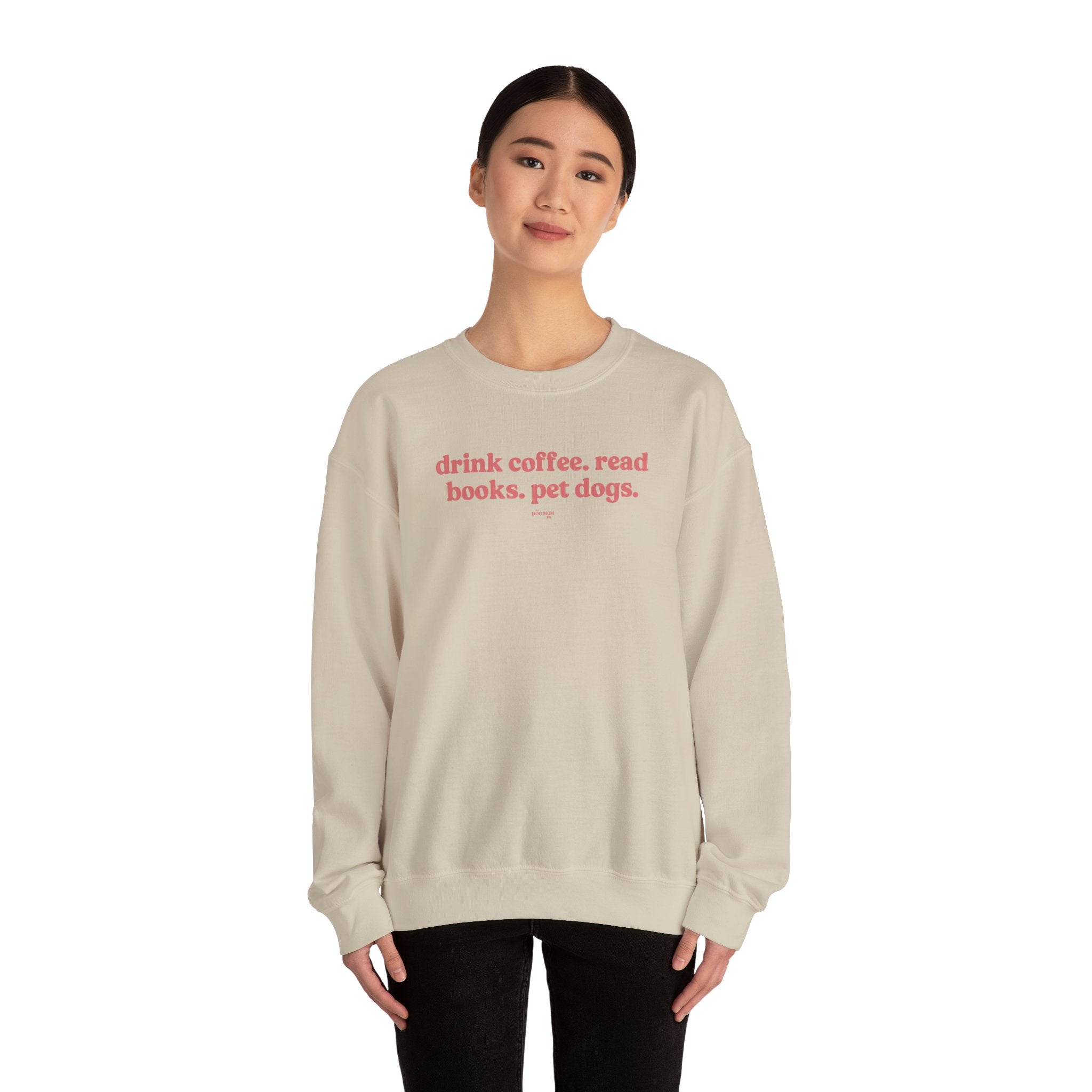 Coffee Books Dogs Sweatshirt