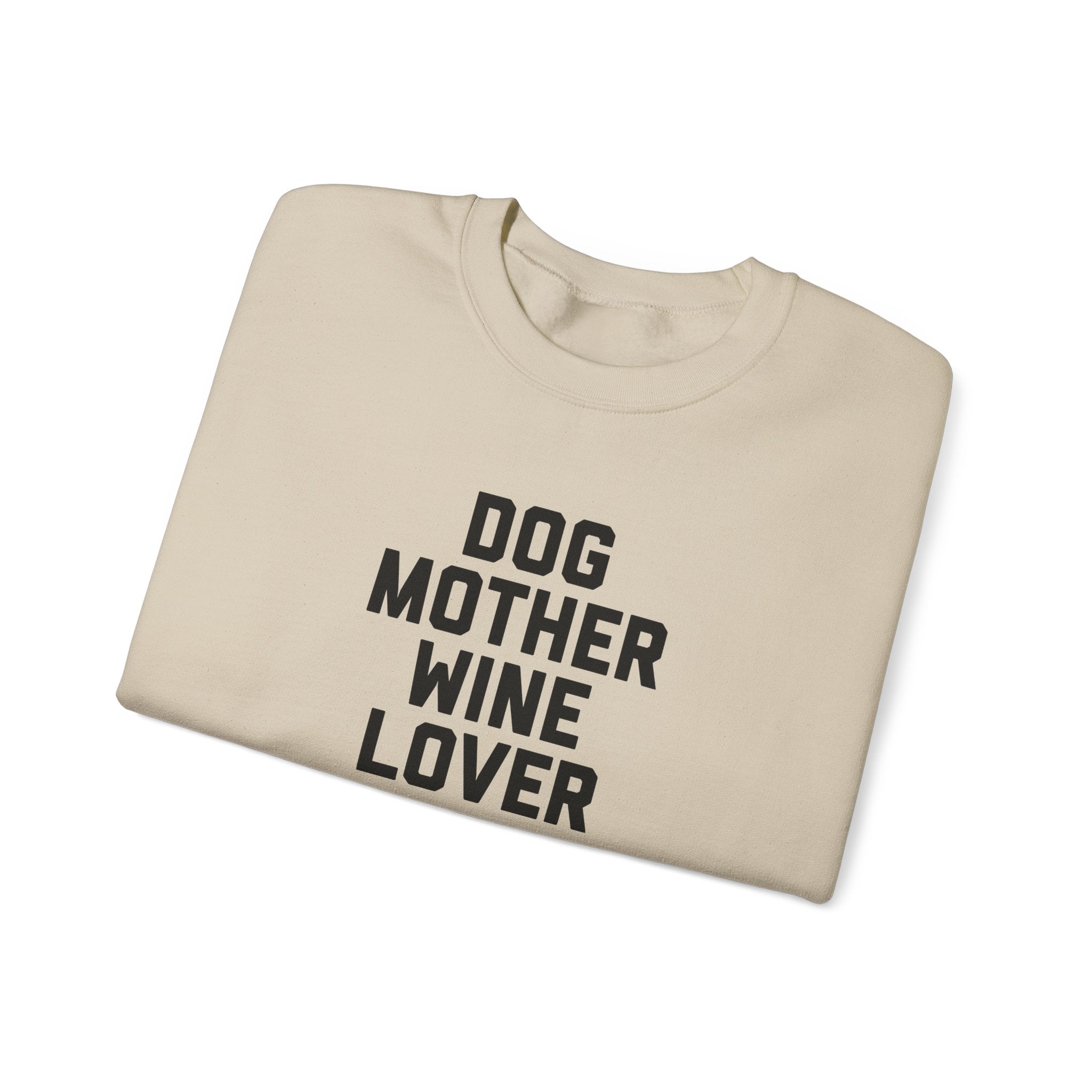 Dog Mother Wine Lover Sweatshirt