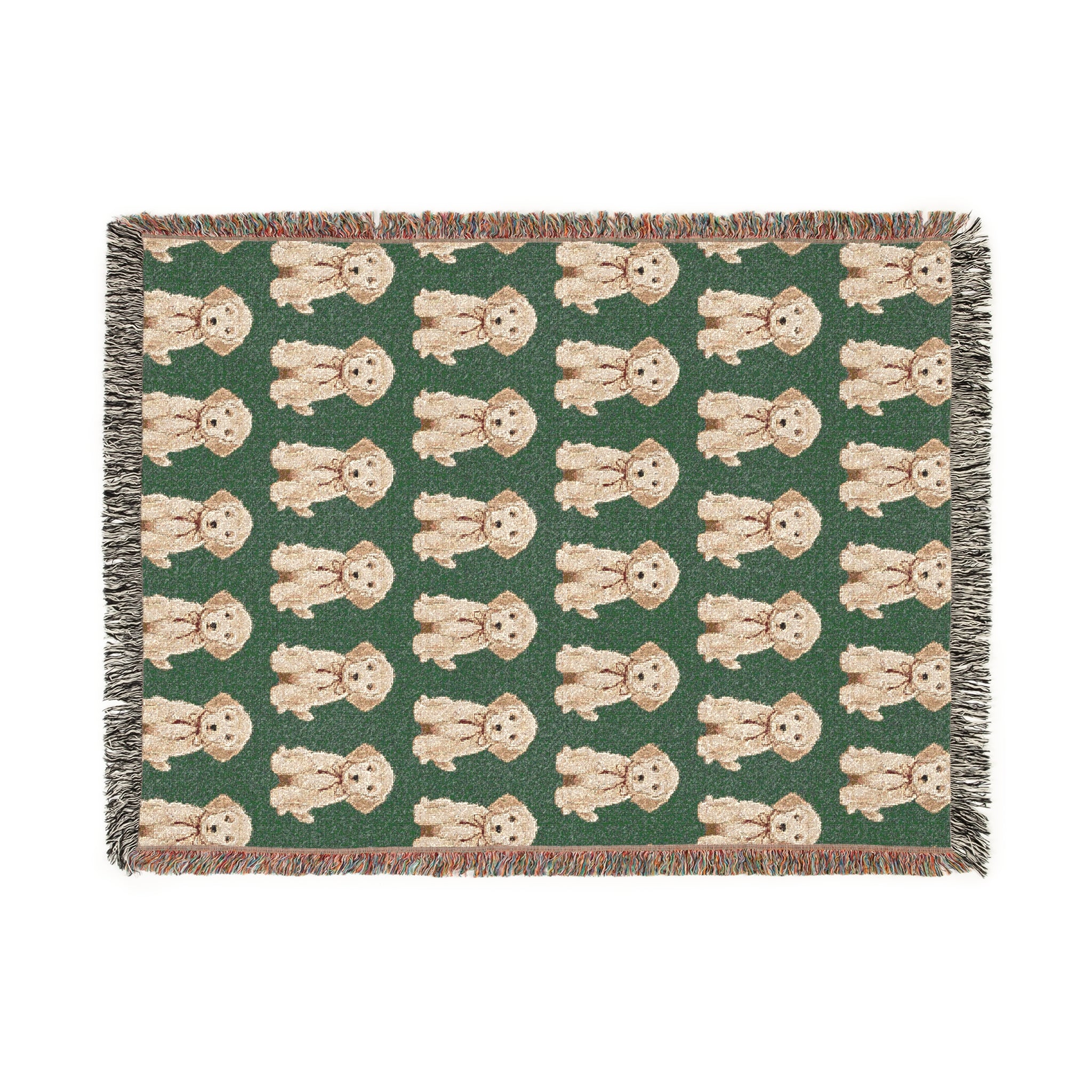 Poodle Woven Blanket