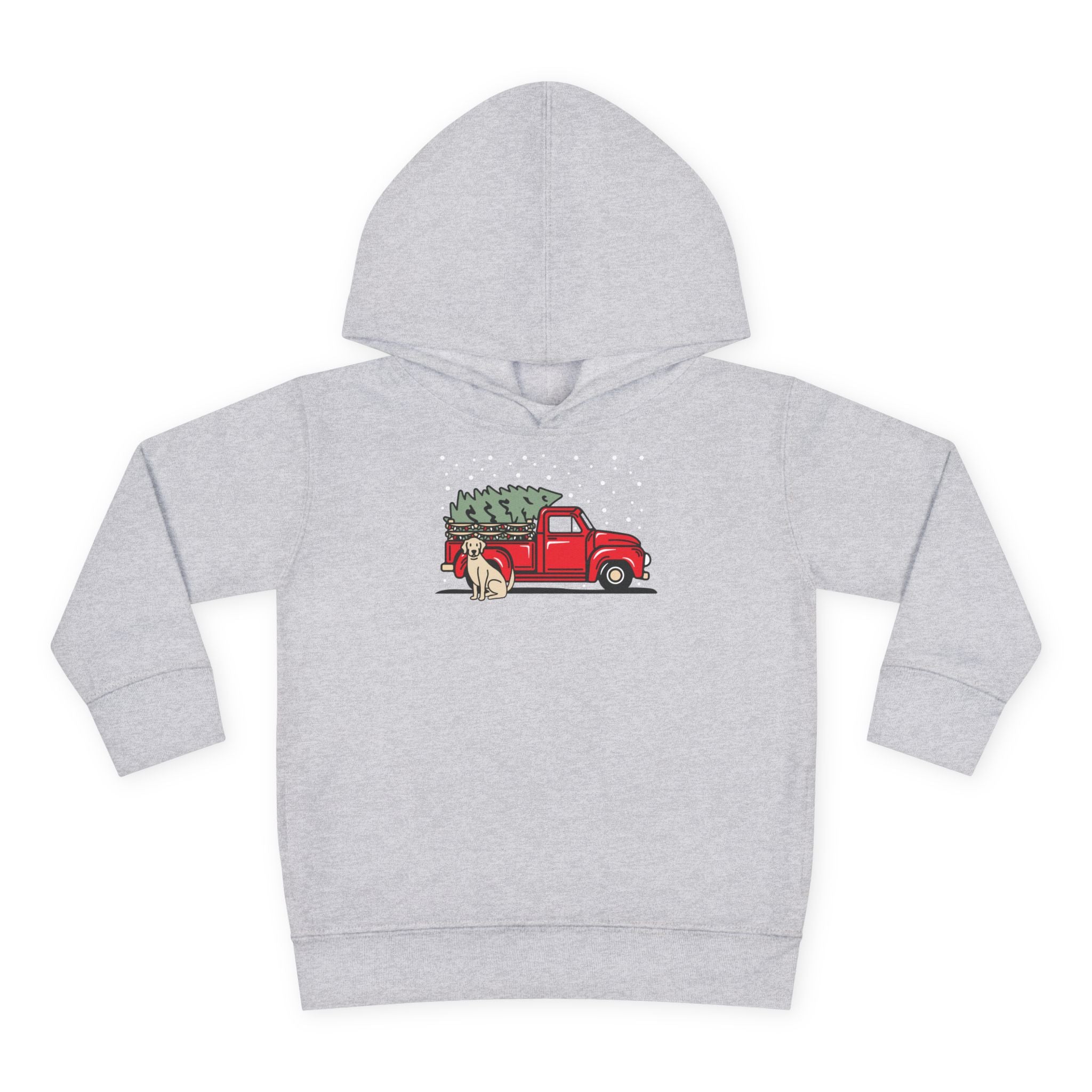 Add Your Dogs Christmas Truck Toddler Hoodie