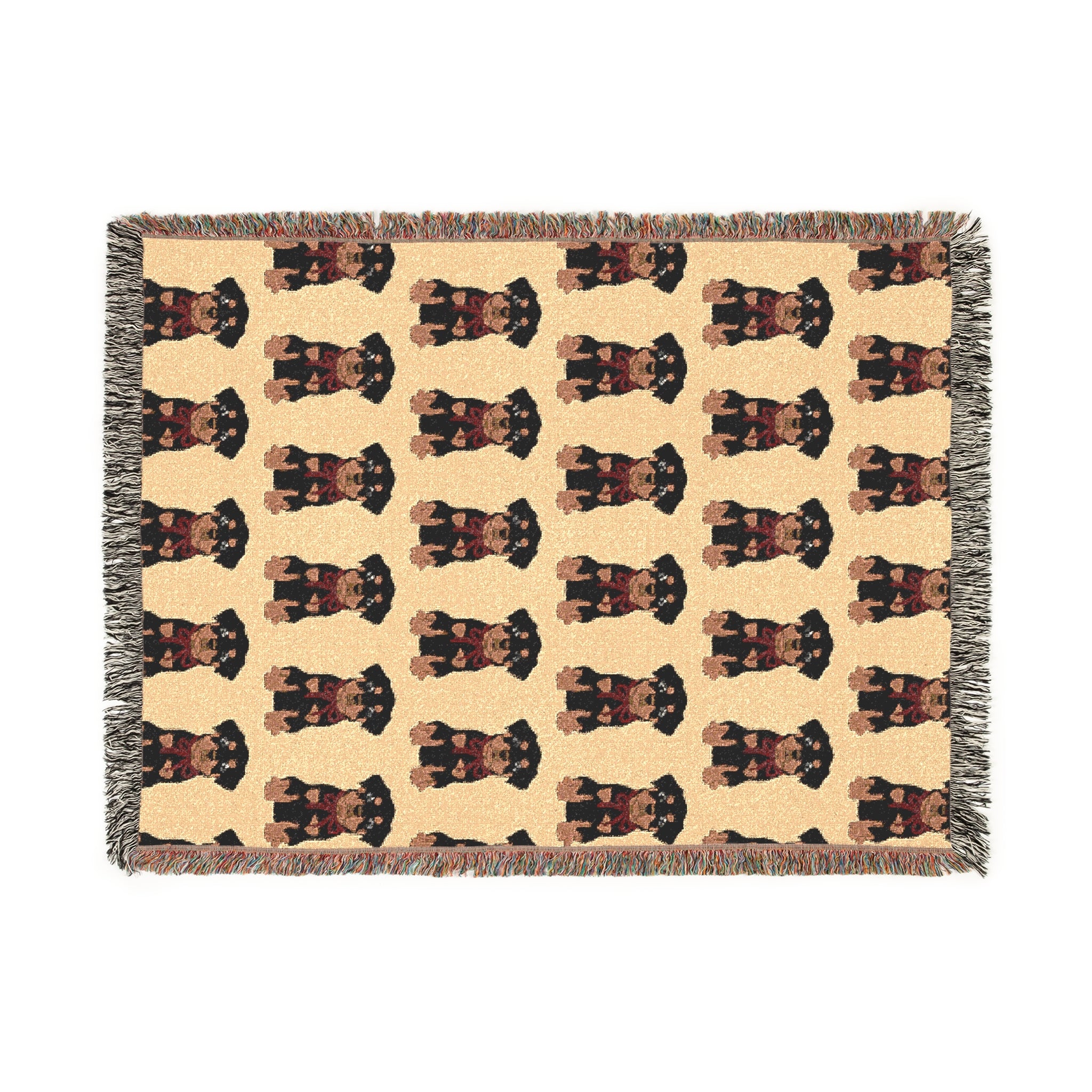 Rottweiler Woven Blanket