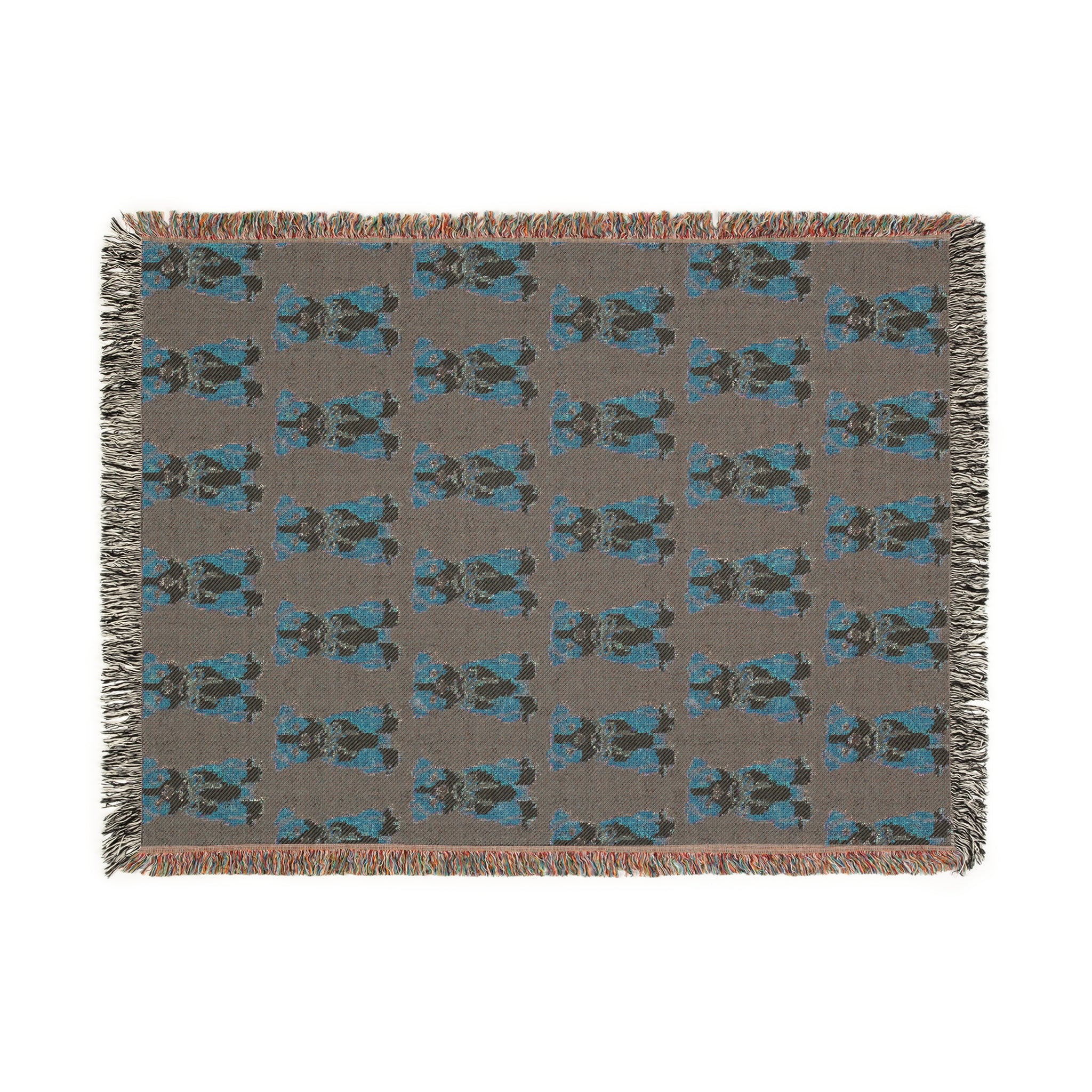 Bulldog Woven Blanket