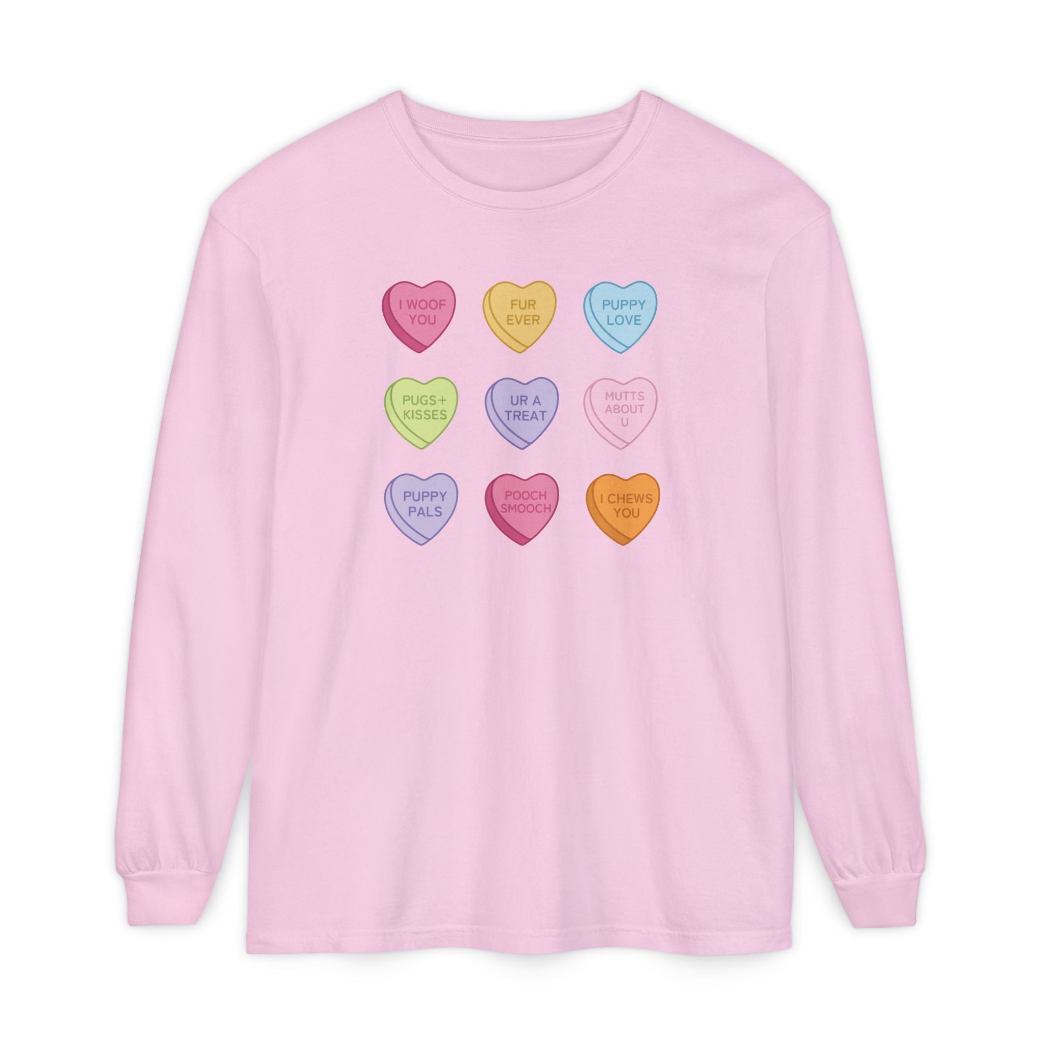 Candy Hearts Long Sleeve Tee