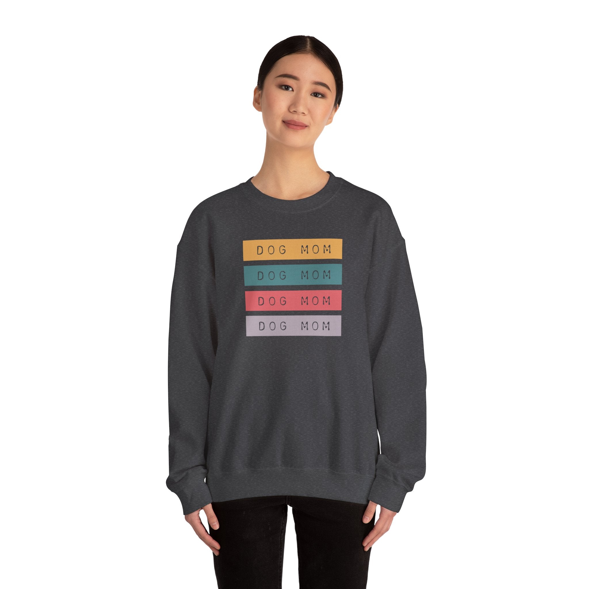 Color Block Dog Mom Sweatshirt