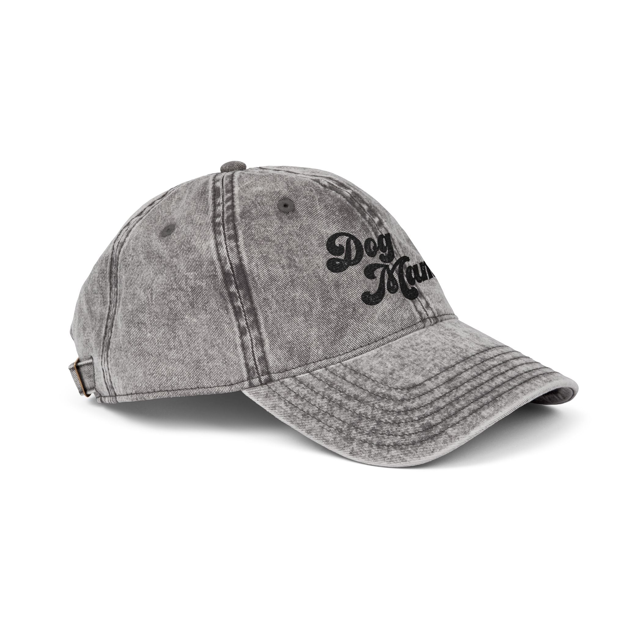 Dog Mama Vintage Embroidered Hat