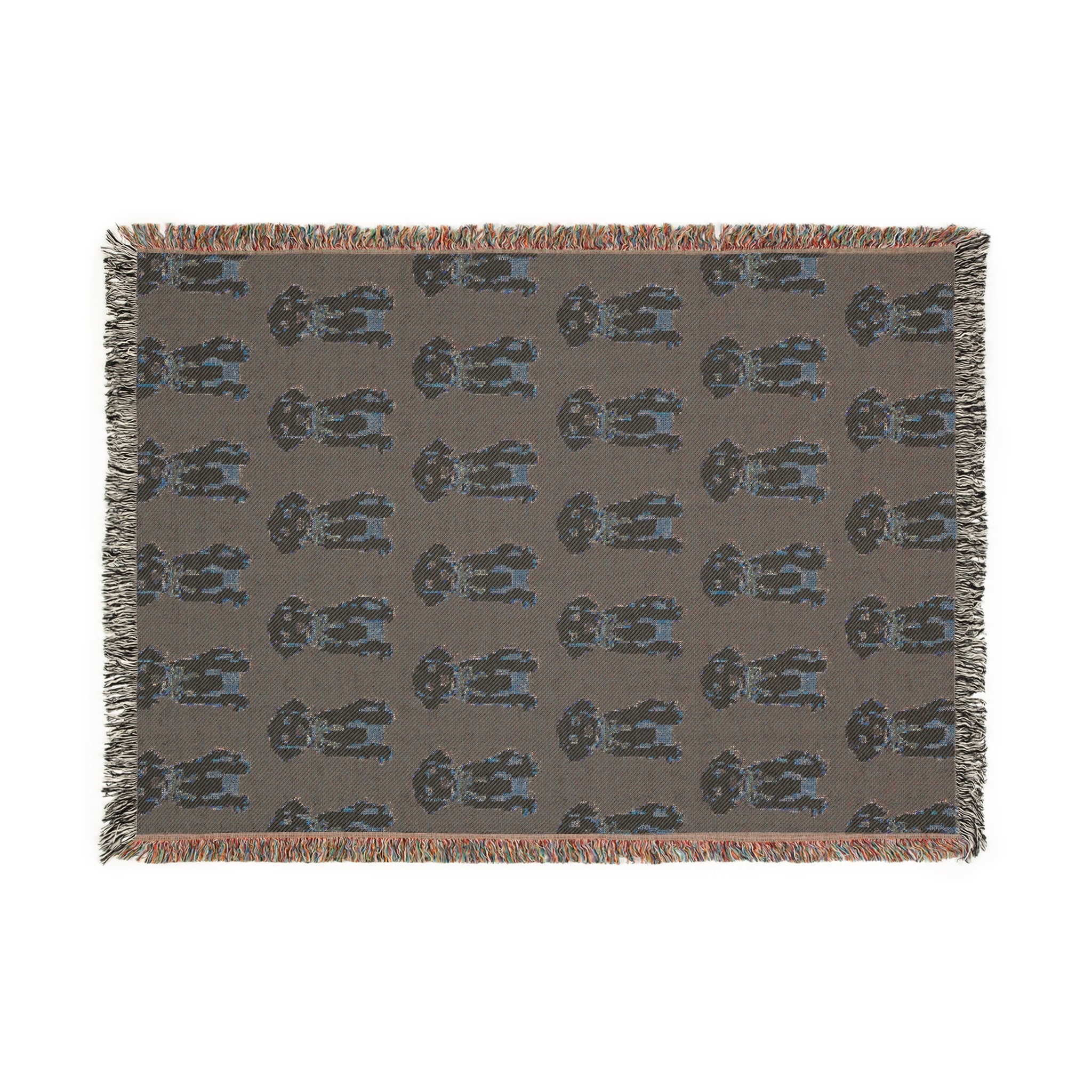 Yellow Lab Woven Blanket