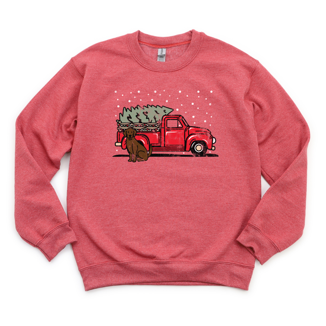 Lab Holiday Truck Crewneck