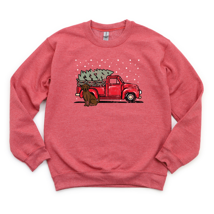 Lab Holiday Truck Crewneck
