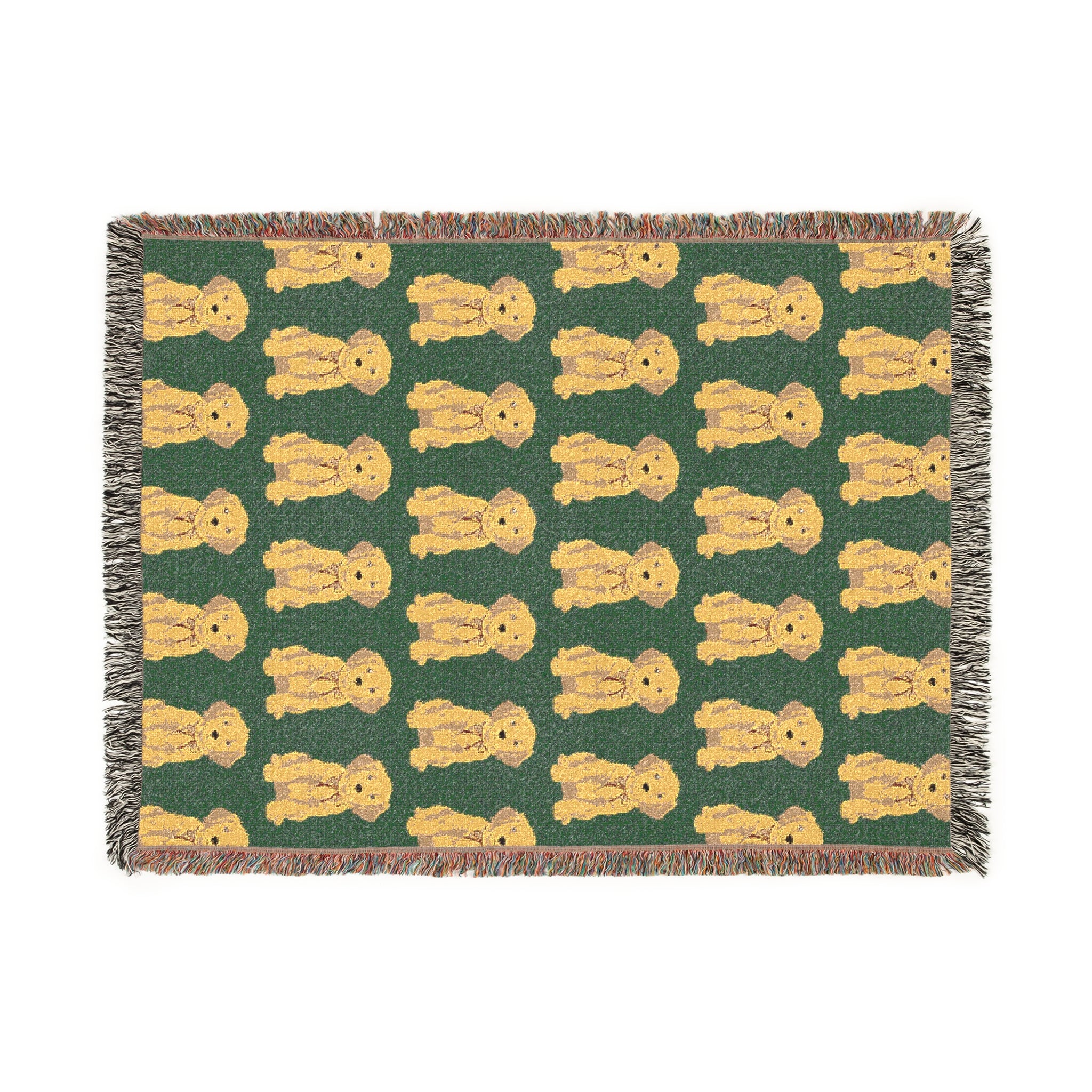Golden Retriever Woven Blanket