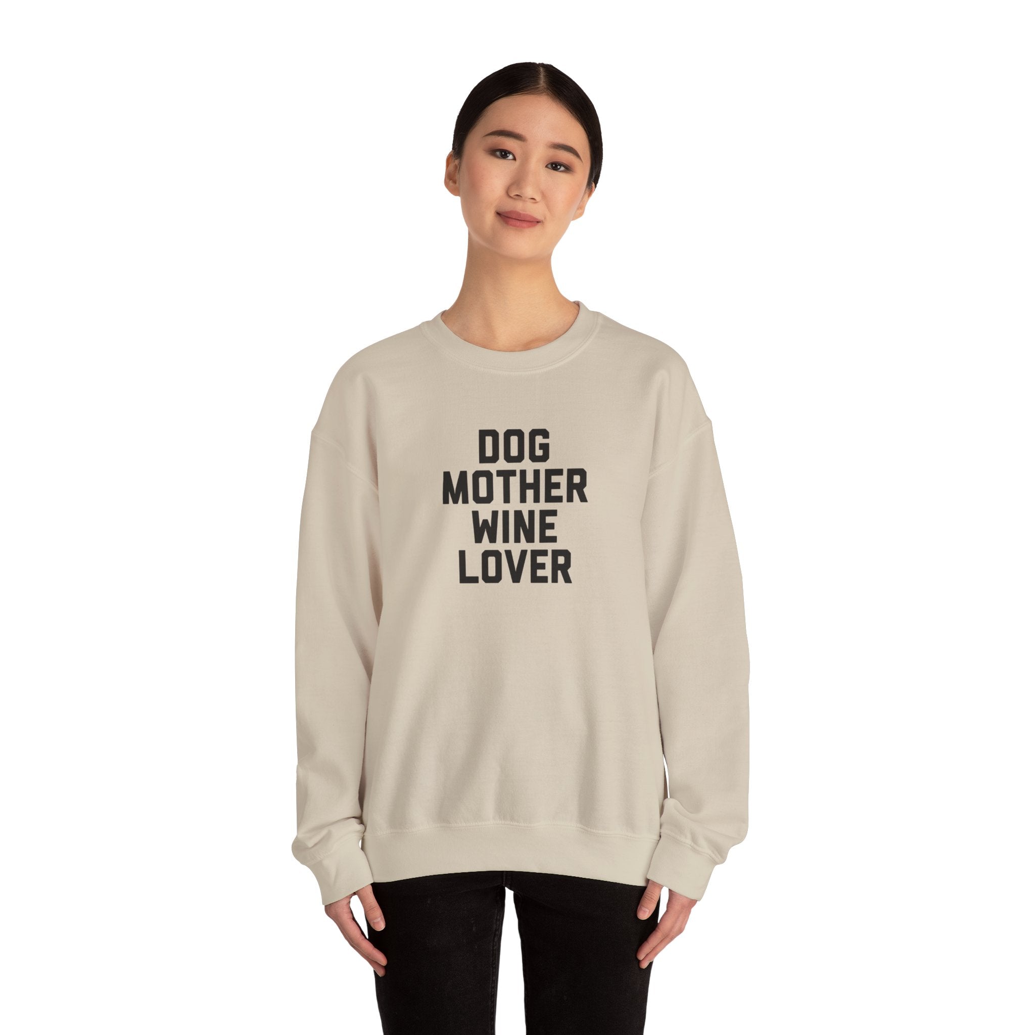 Dog Mother Wine Lover Sweatshirt