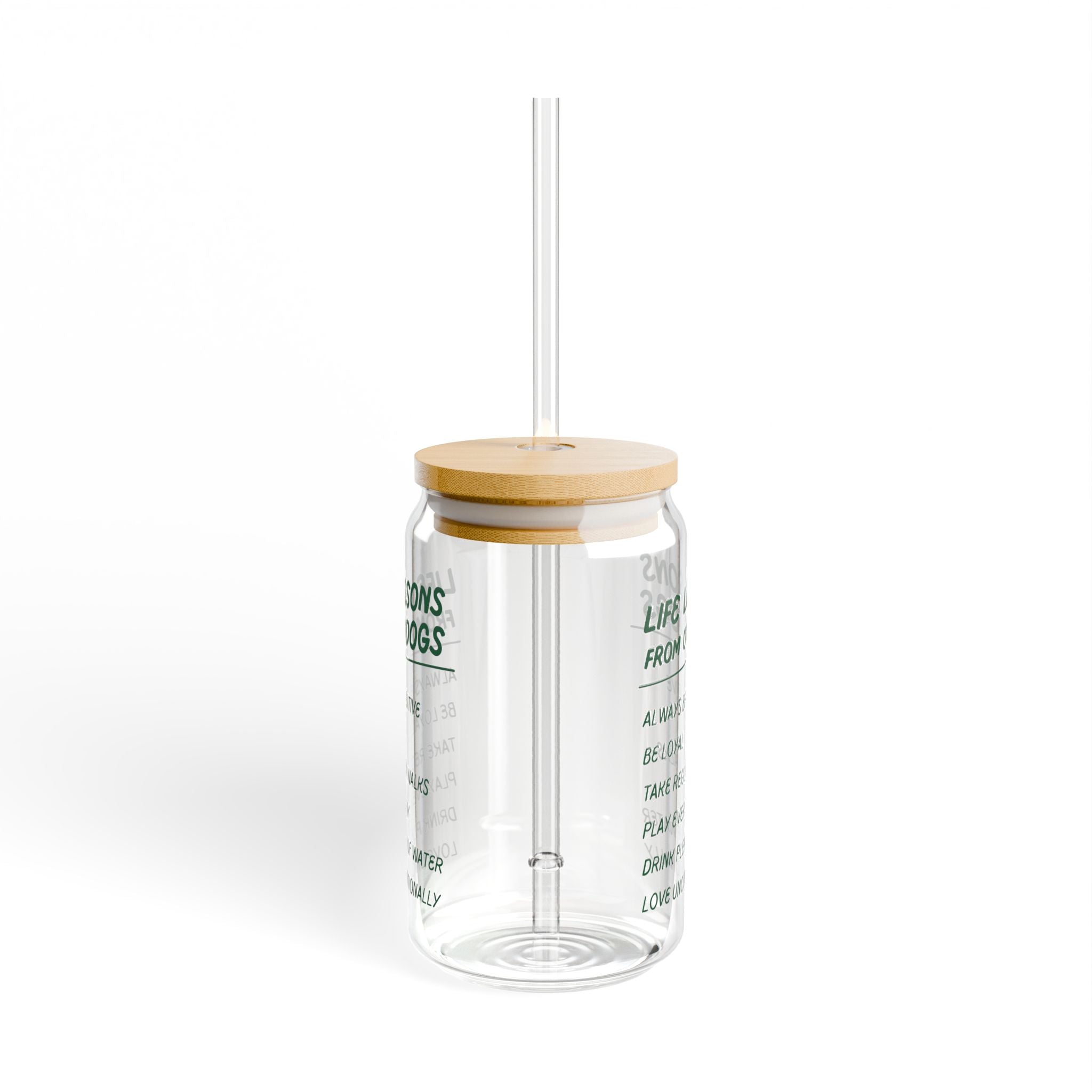Life Lessons Glass Cup