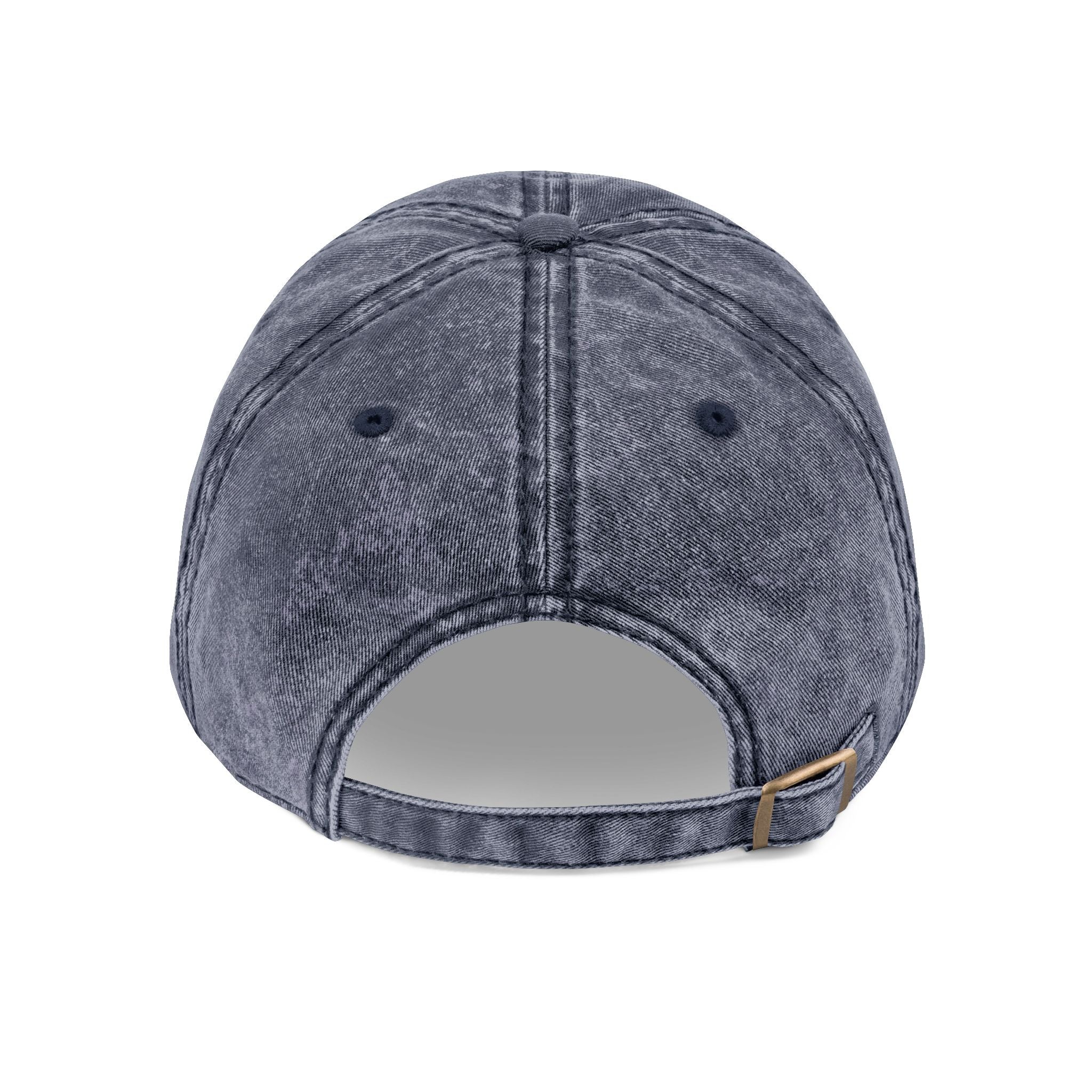 Choose Happy Choose Dogs Vintage Embroidered Hat