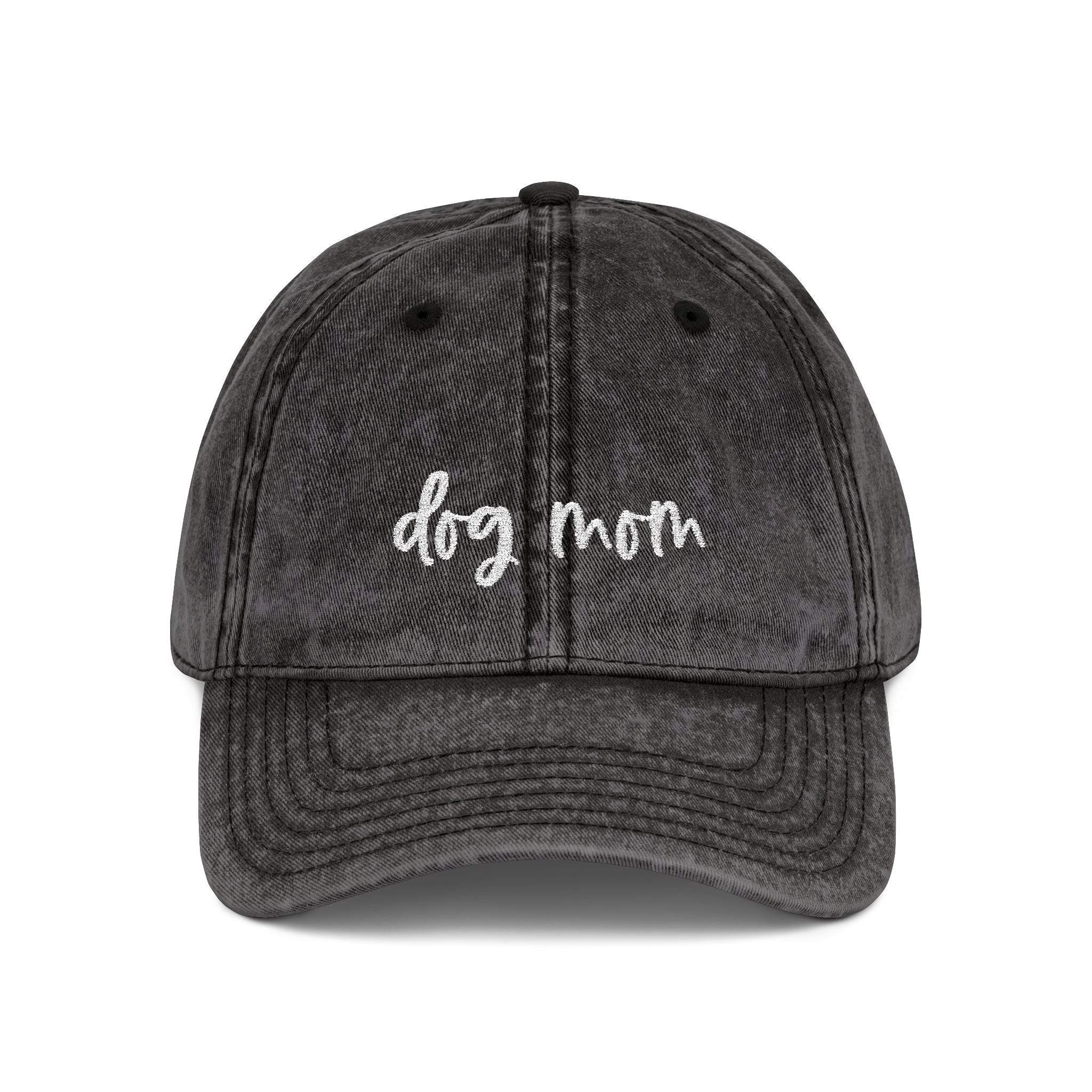 Dog Mom Classic Vintage Embroidered Hat