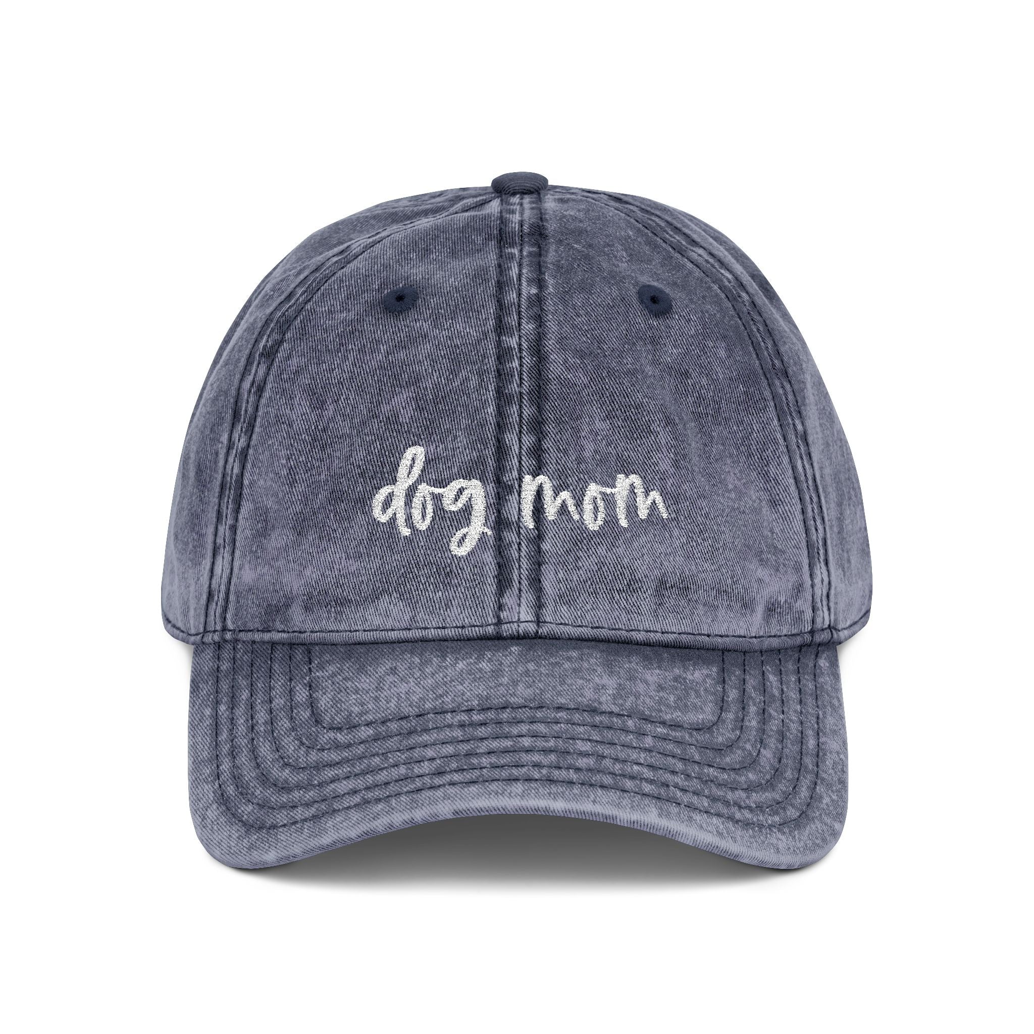 Dog Mom Classic Vintage Embroidered Hat