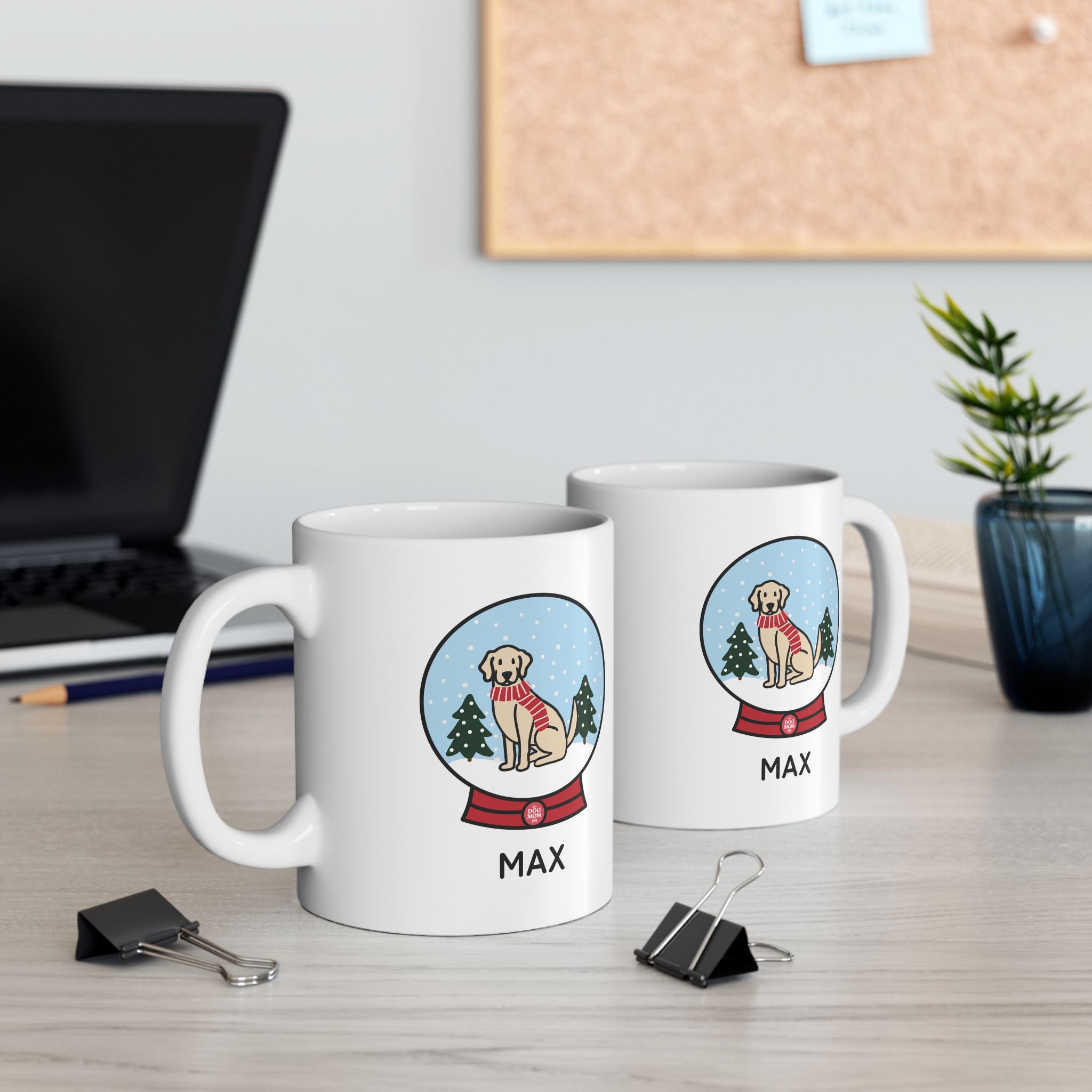 Add Your Dog Snowglobe Mug