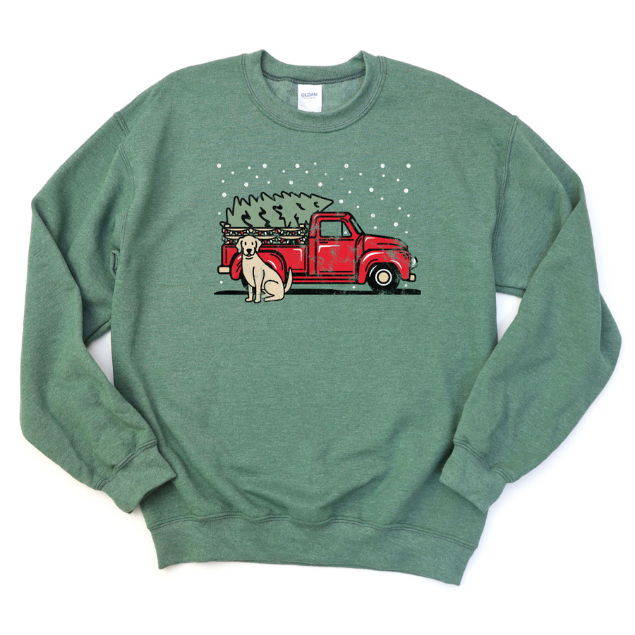 Lab Holiday Truck Crewneck