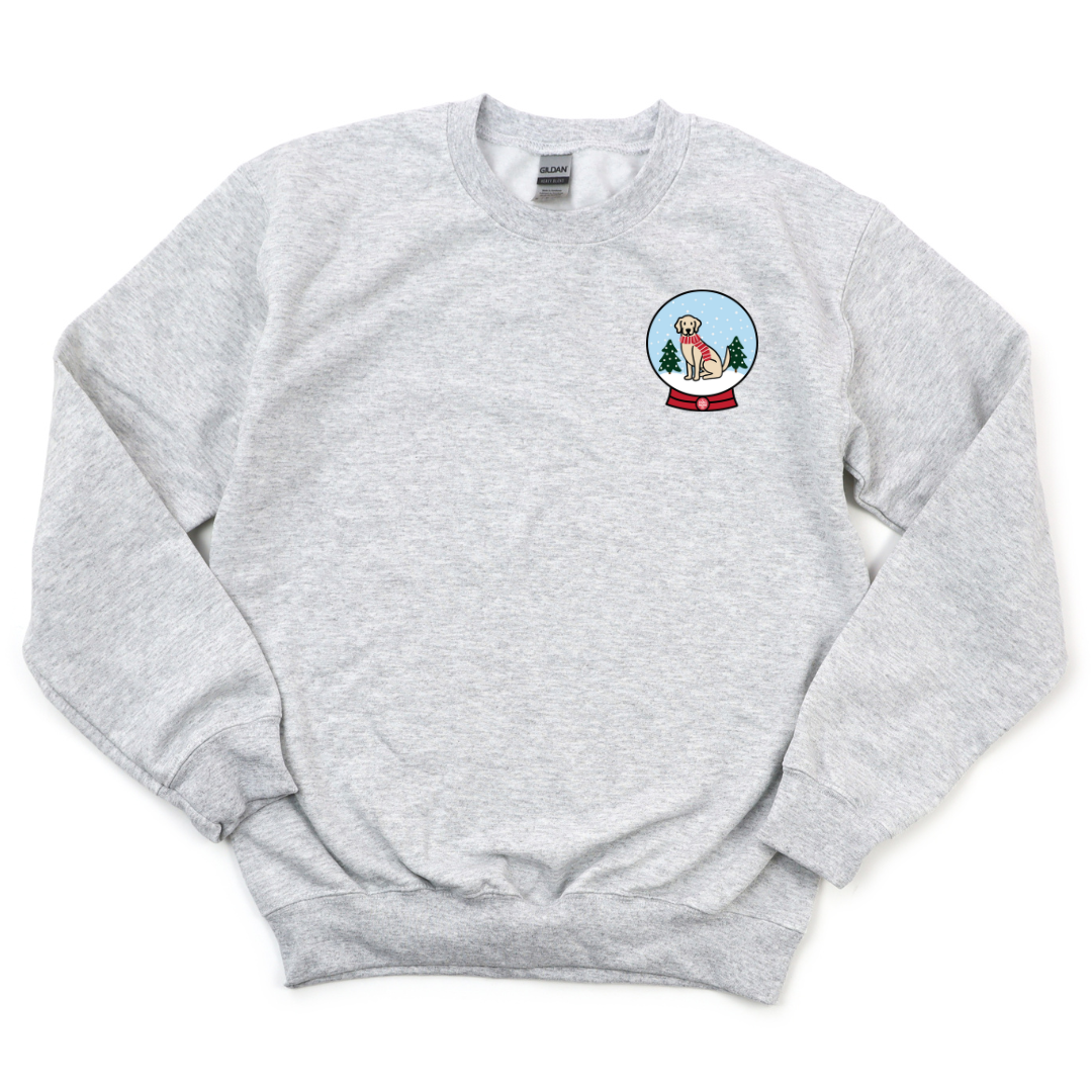 Lab Snow Globe Crewneck