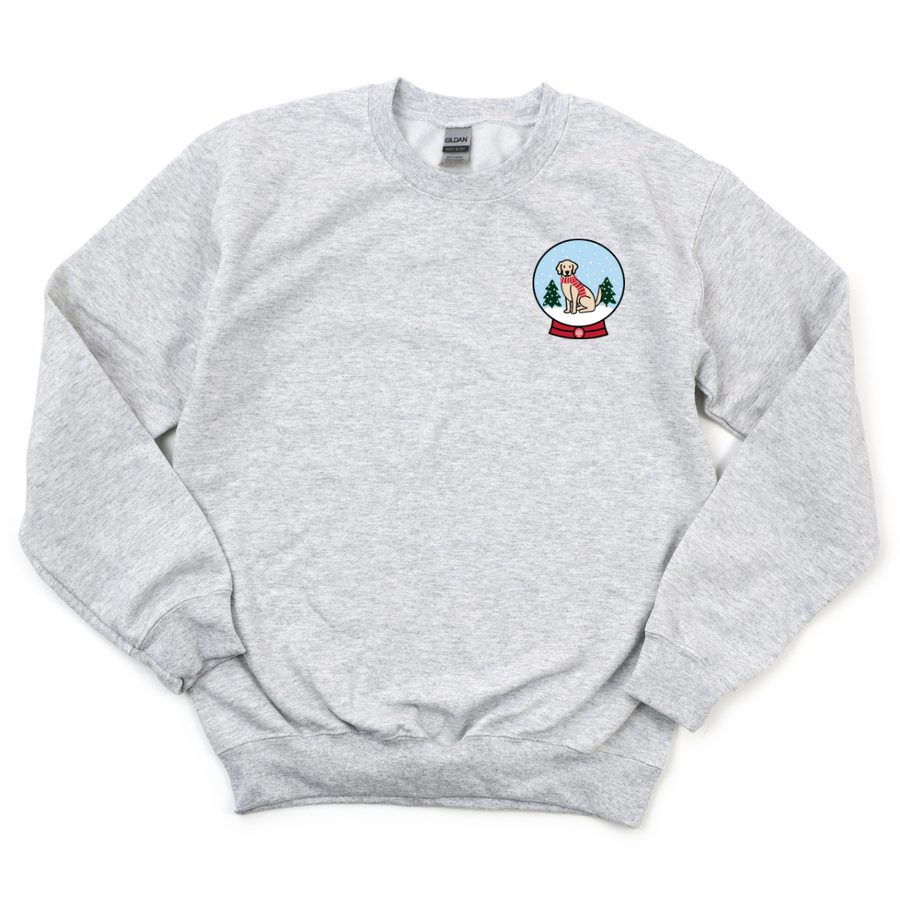 Lab Snow Globe Crewneck