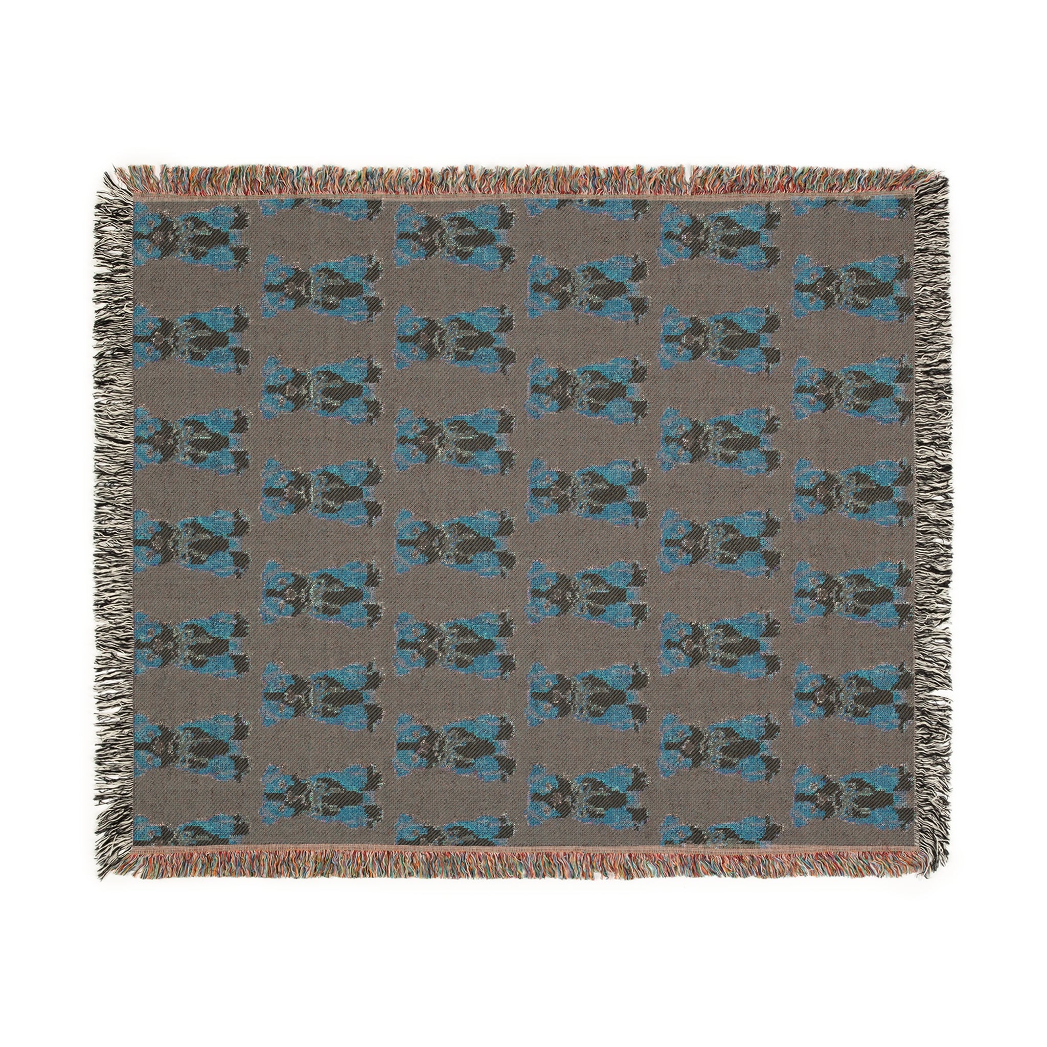 Bulldog Woven Blanket