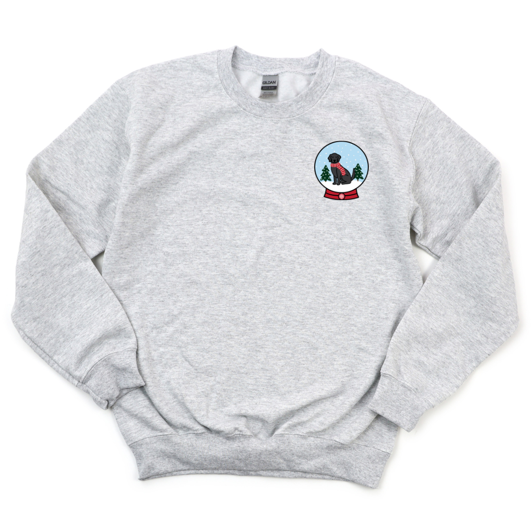 Lab Snow Globe Crewneck
