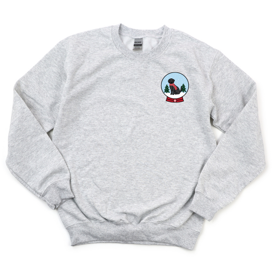 Lab Snow Globe Crewneck